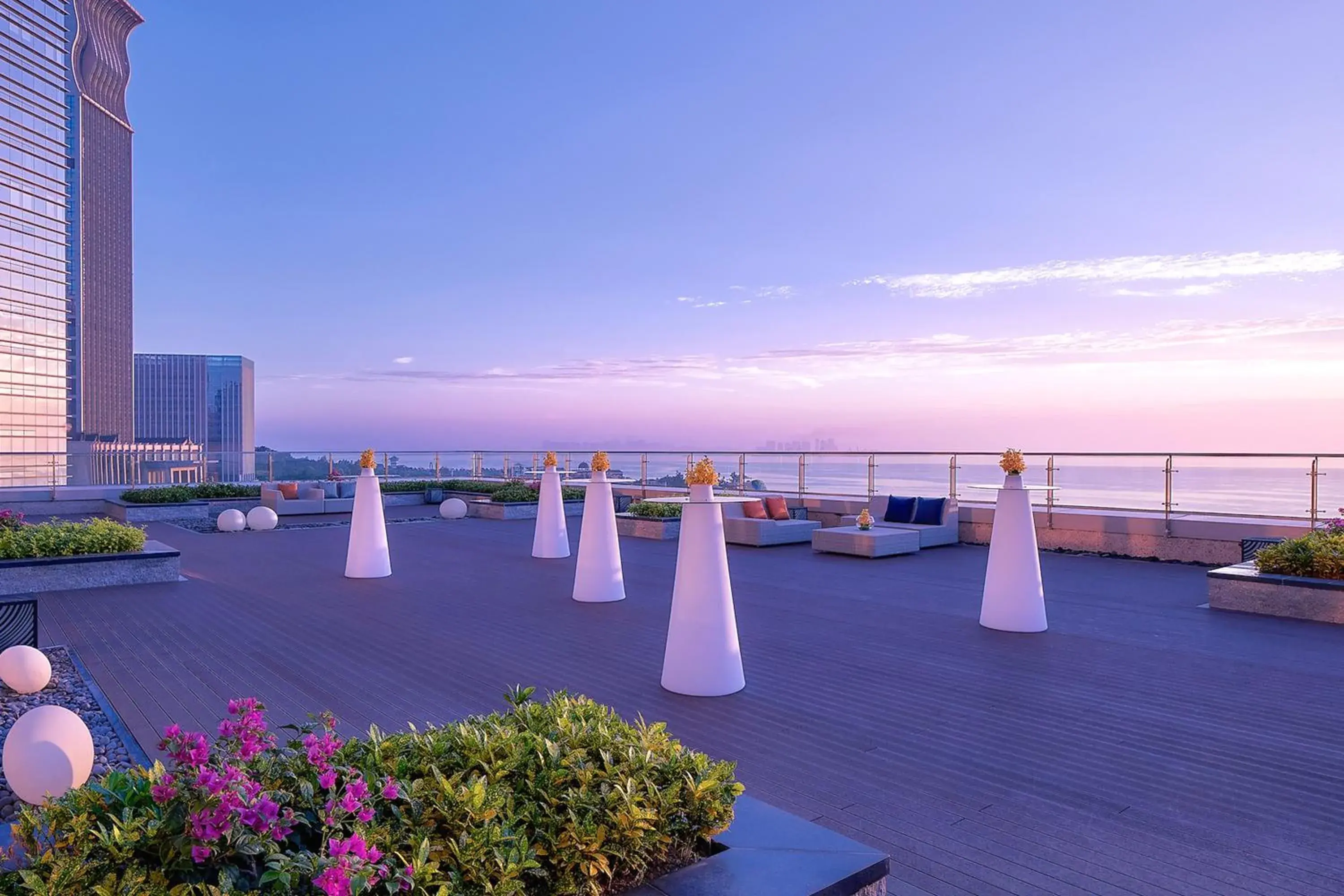 Balcony/Terrace in Shangri-La Xiamen Balcony/Terrace in Shangri-La Xiamen