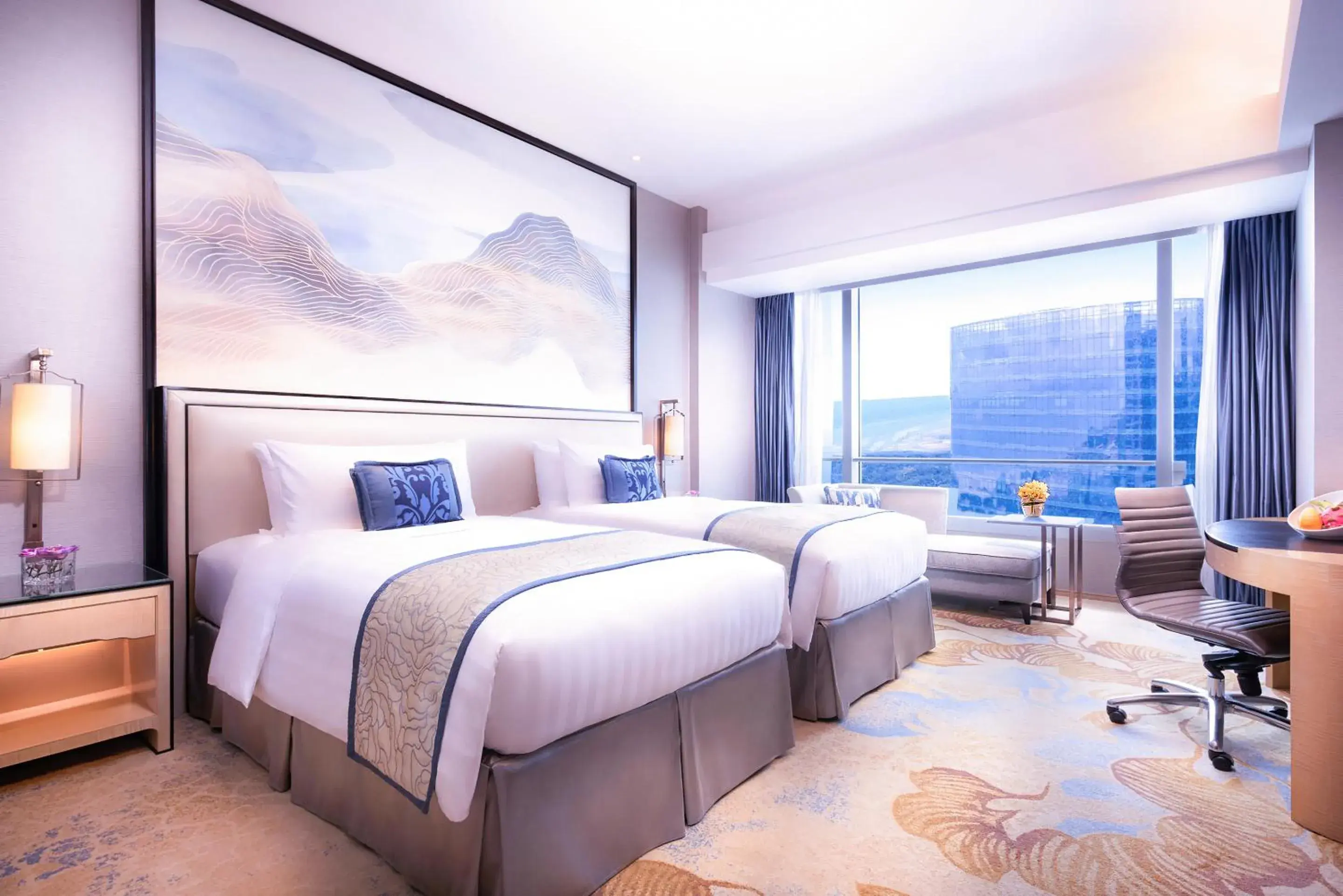 Photo of the whole room, Bed in Shangri-La Xiamen Photo of the whole room, Bed in Shangri-La Xiamen