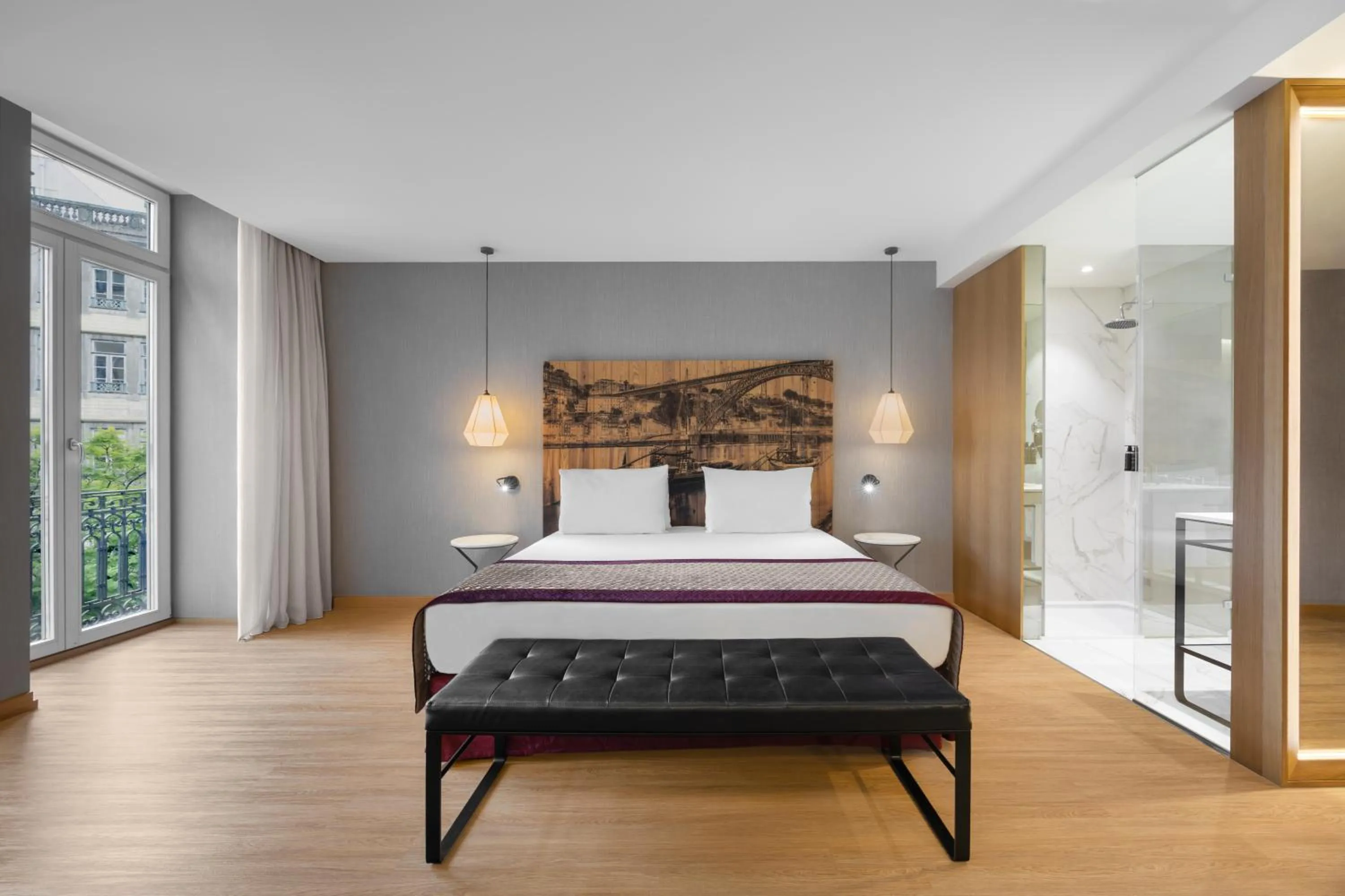 Bed in Eurostars Porto Centro