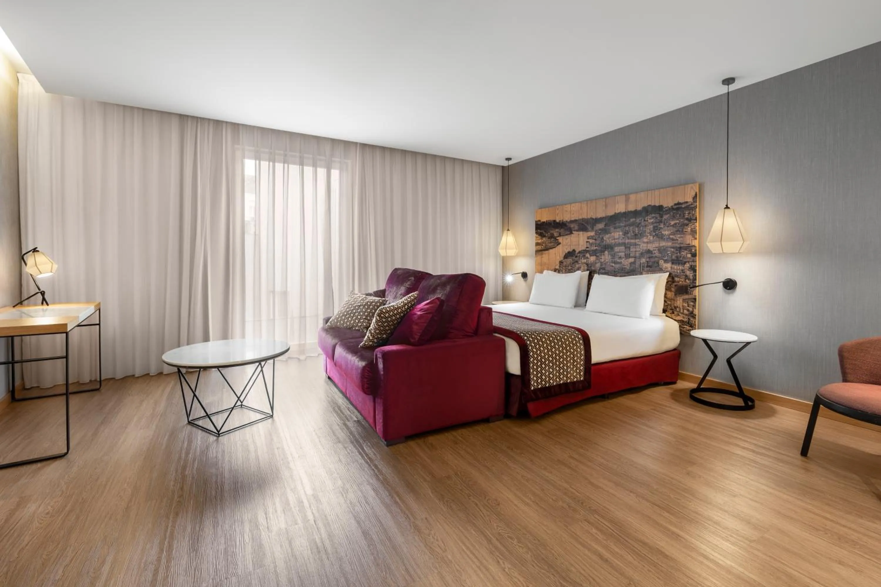 Bed in Eurostars Porto Centro