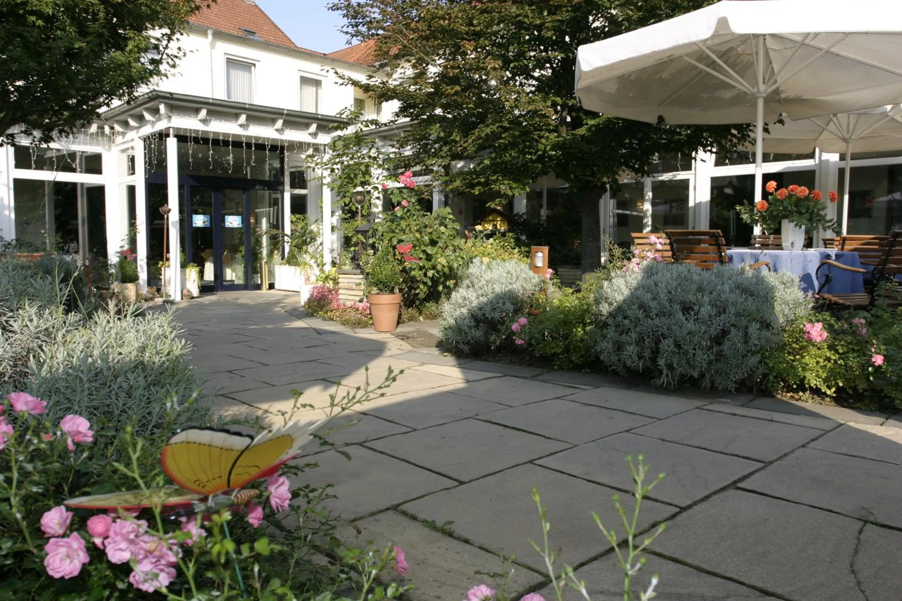 Balcony/Terrace in Akzent Hotel Höltje