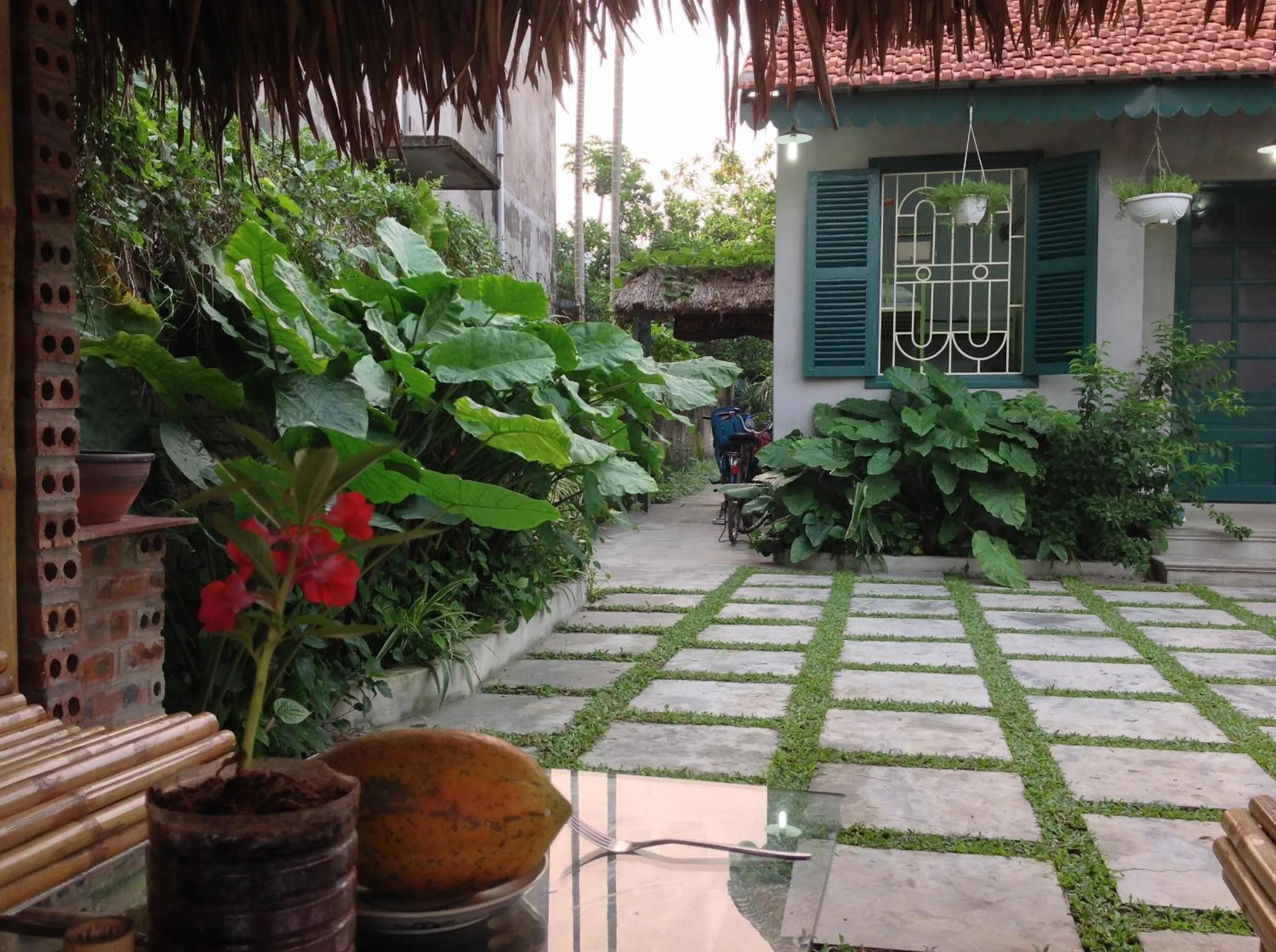 Patio in Tam Coc Eco House