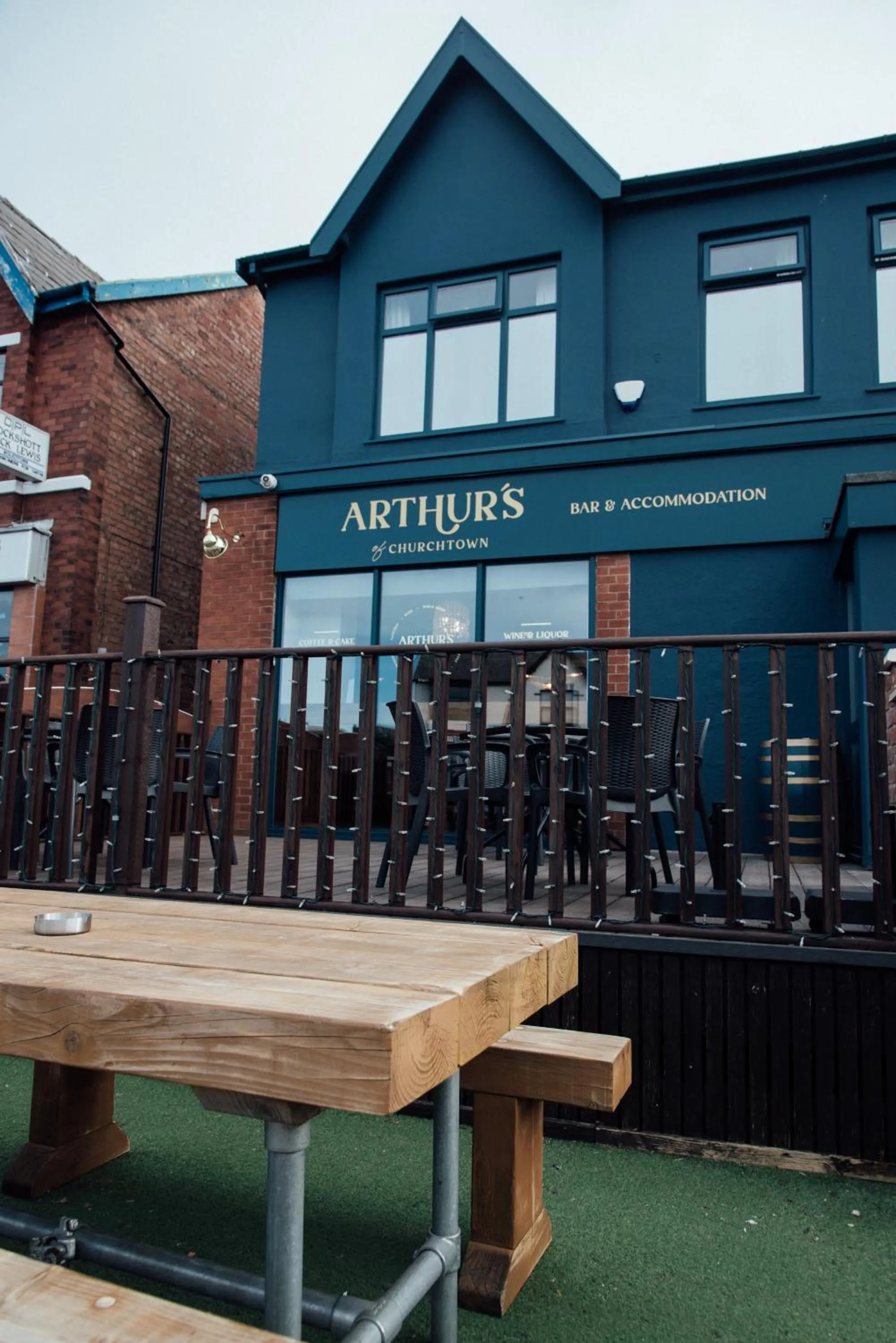 Restaurant/places to eat in Arthur's Bar & Accommodation
