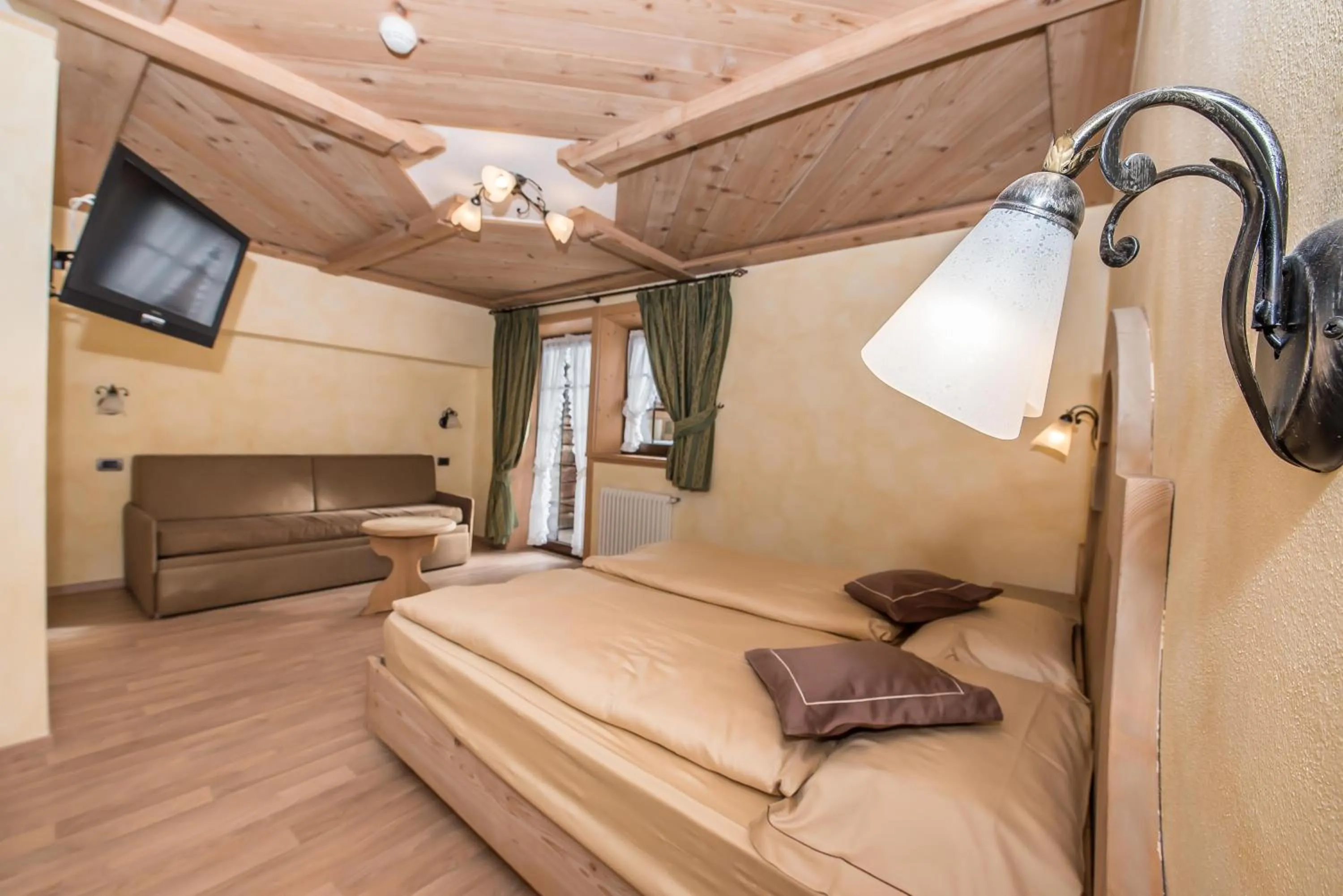 Bed in Hotel Capriolo