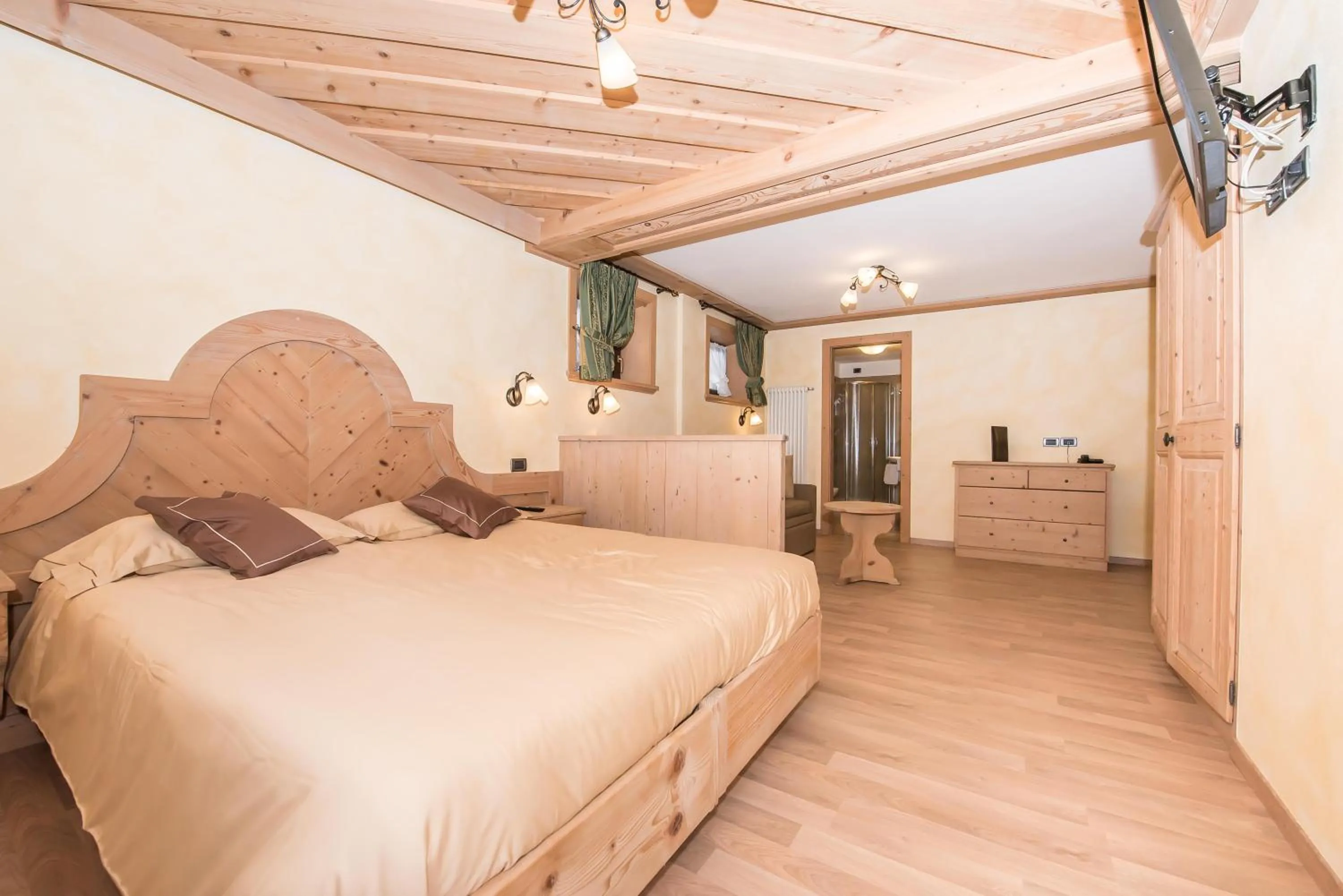 Bed in Hotel Capriolo