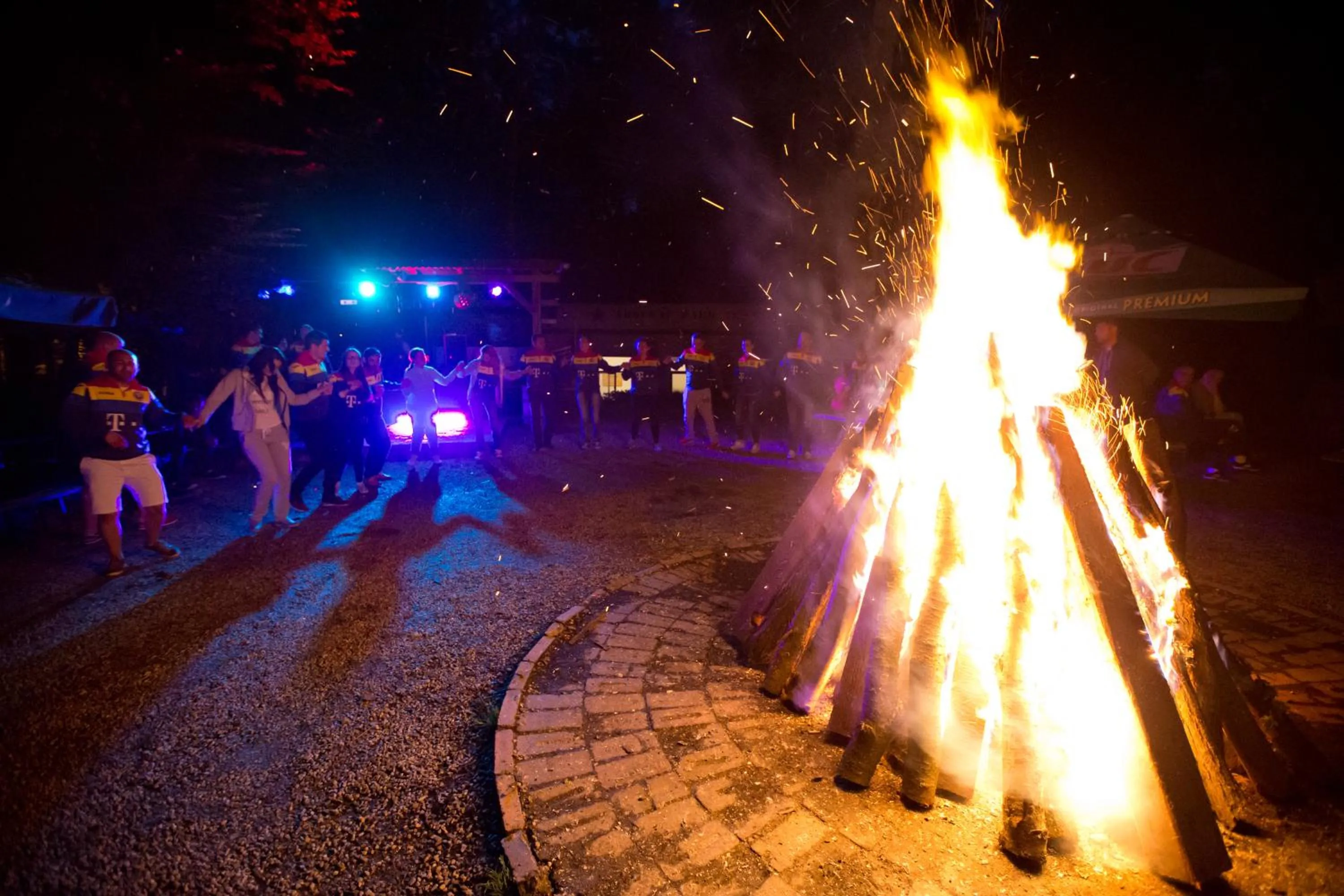 Evening entertainment in Arsenal Park Transilvania