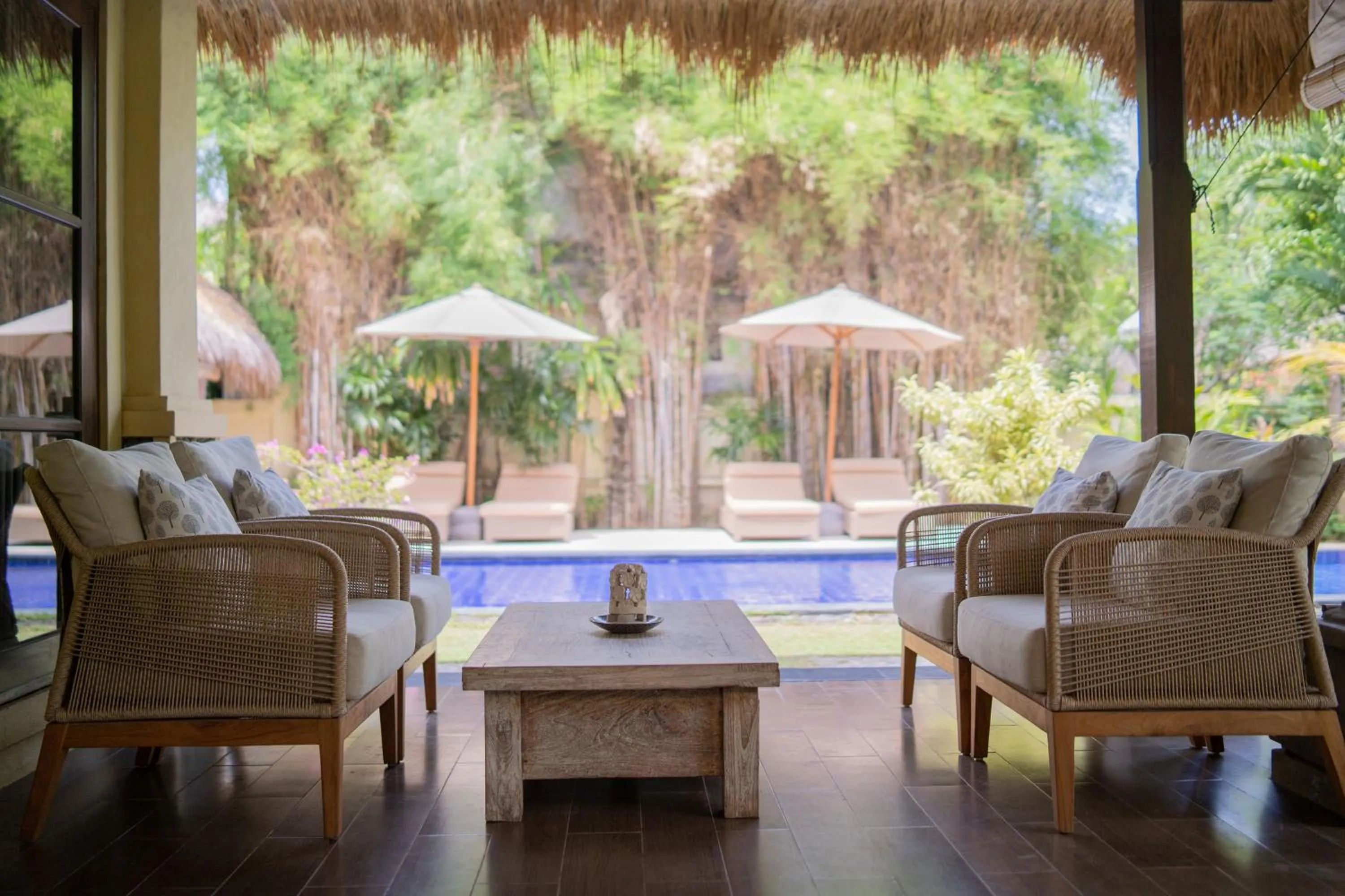 Balcony/Terrace in Taman Sari Bali Resort and Spa