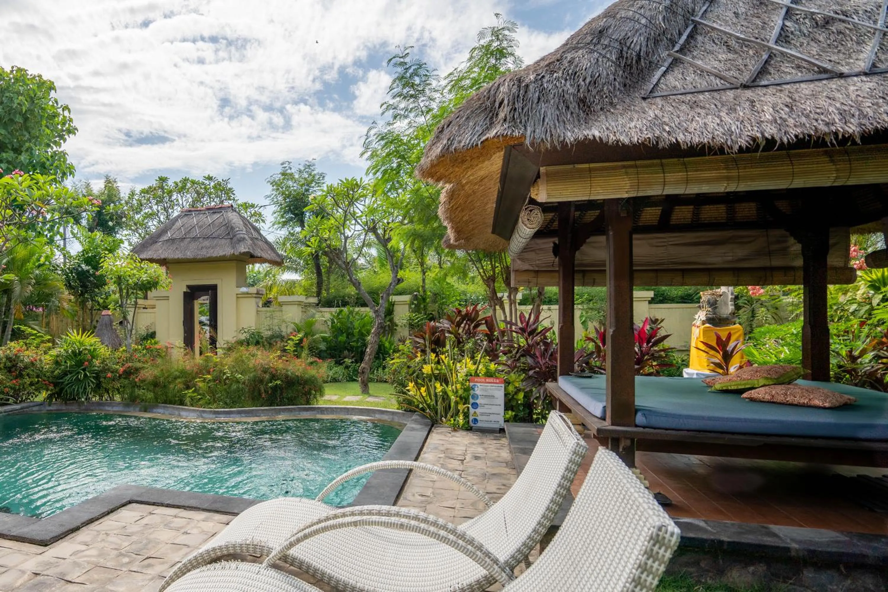 Pool view in Taman Sari Bali Resort and Spa
