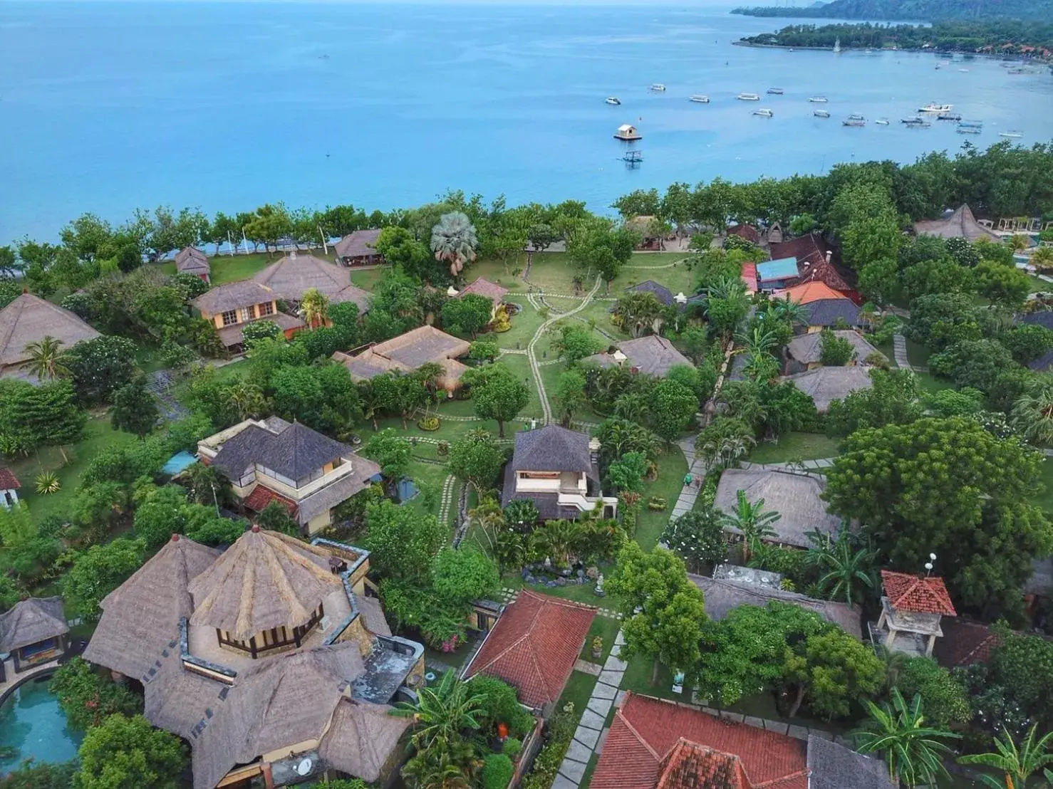 Bird's eye view in Taman Sari Bali Resort and Spa Bird's eye view in Taman Sari Bali Resort and Spa