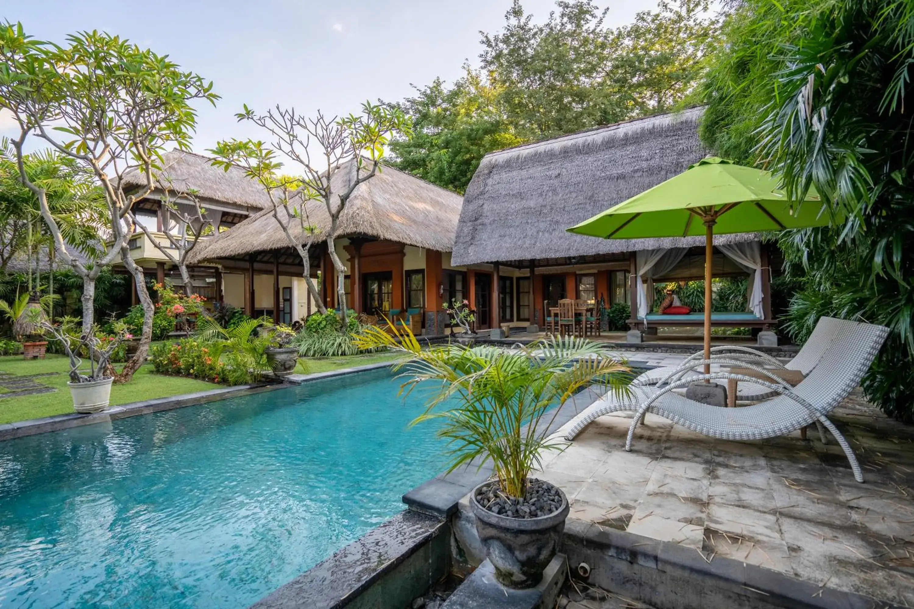 Garden view in Taman Sari Bali Resort and Spa Garden view in Taman Sari Bali Resort and Spa