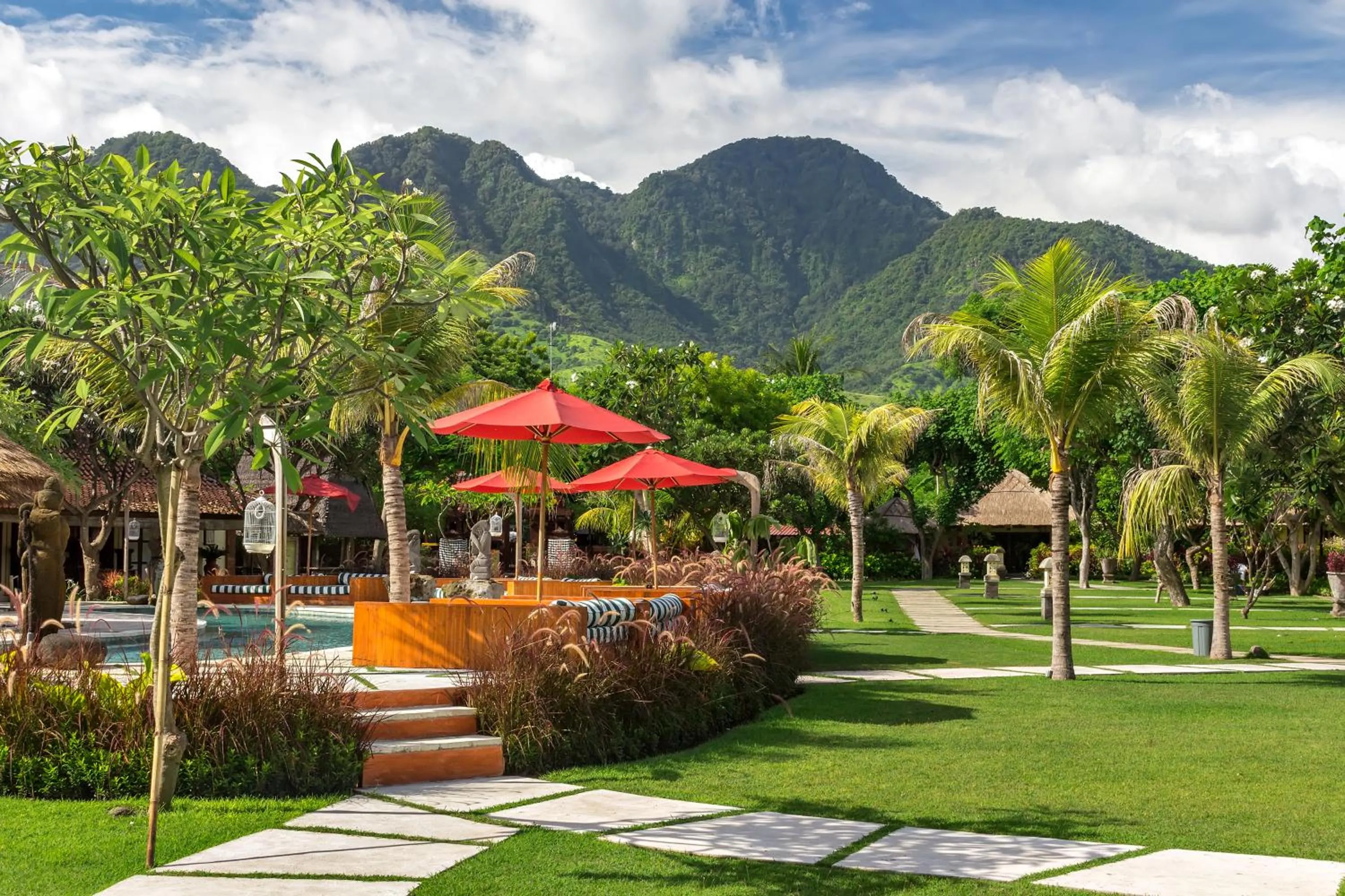 Natural landscape in Taman Sari Bali Resort and Spa