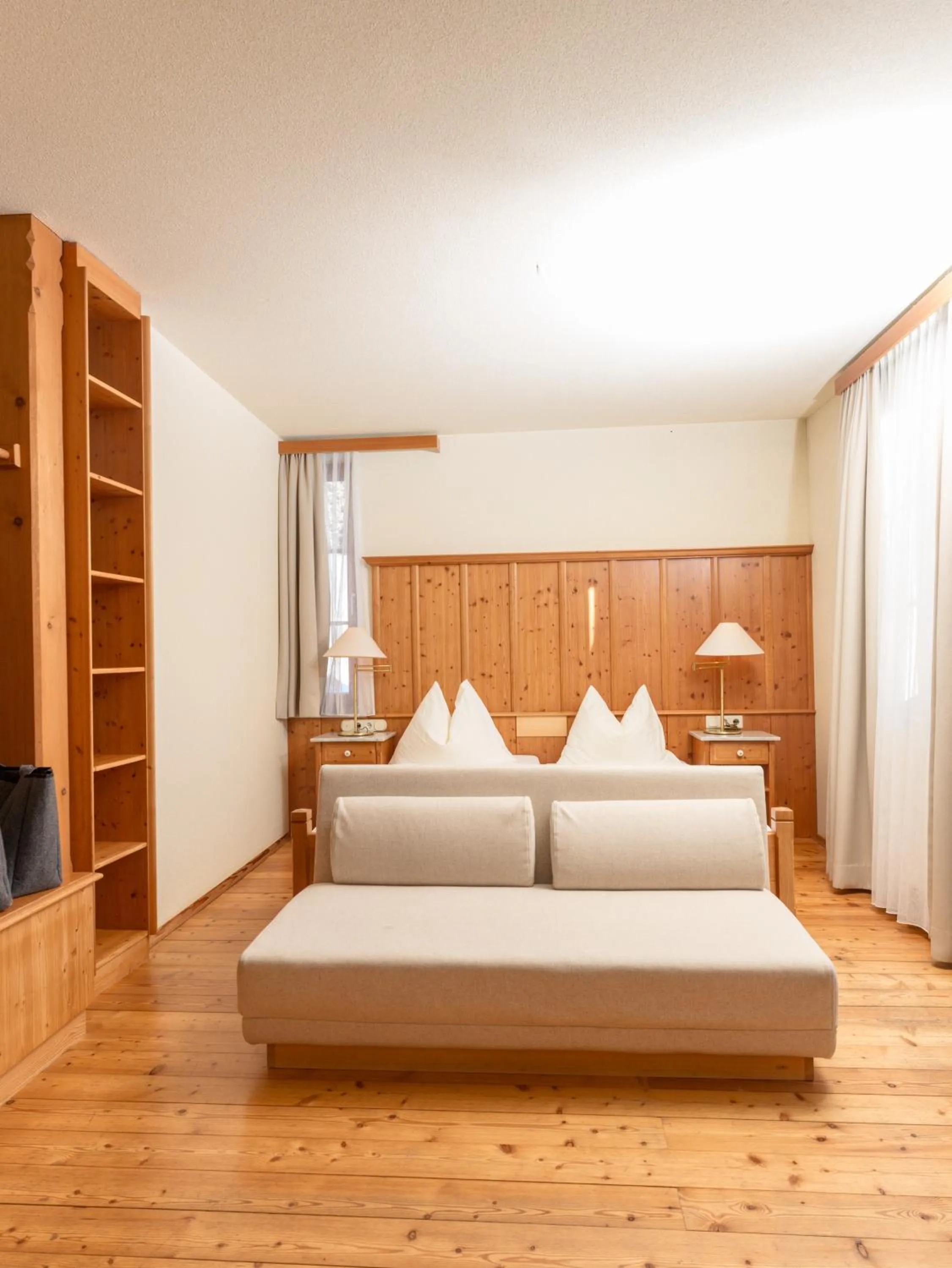 Bed in Hotel Ramsauhof Pool & Wellness Breakfast & Light Dinner Buffet