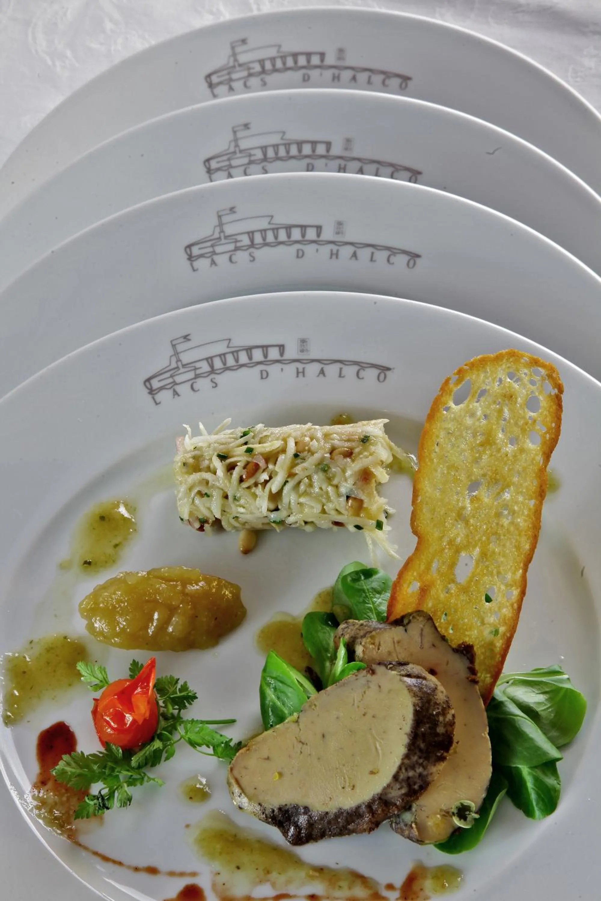 Food close-up in Logis des Lacs d'Halco