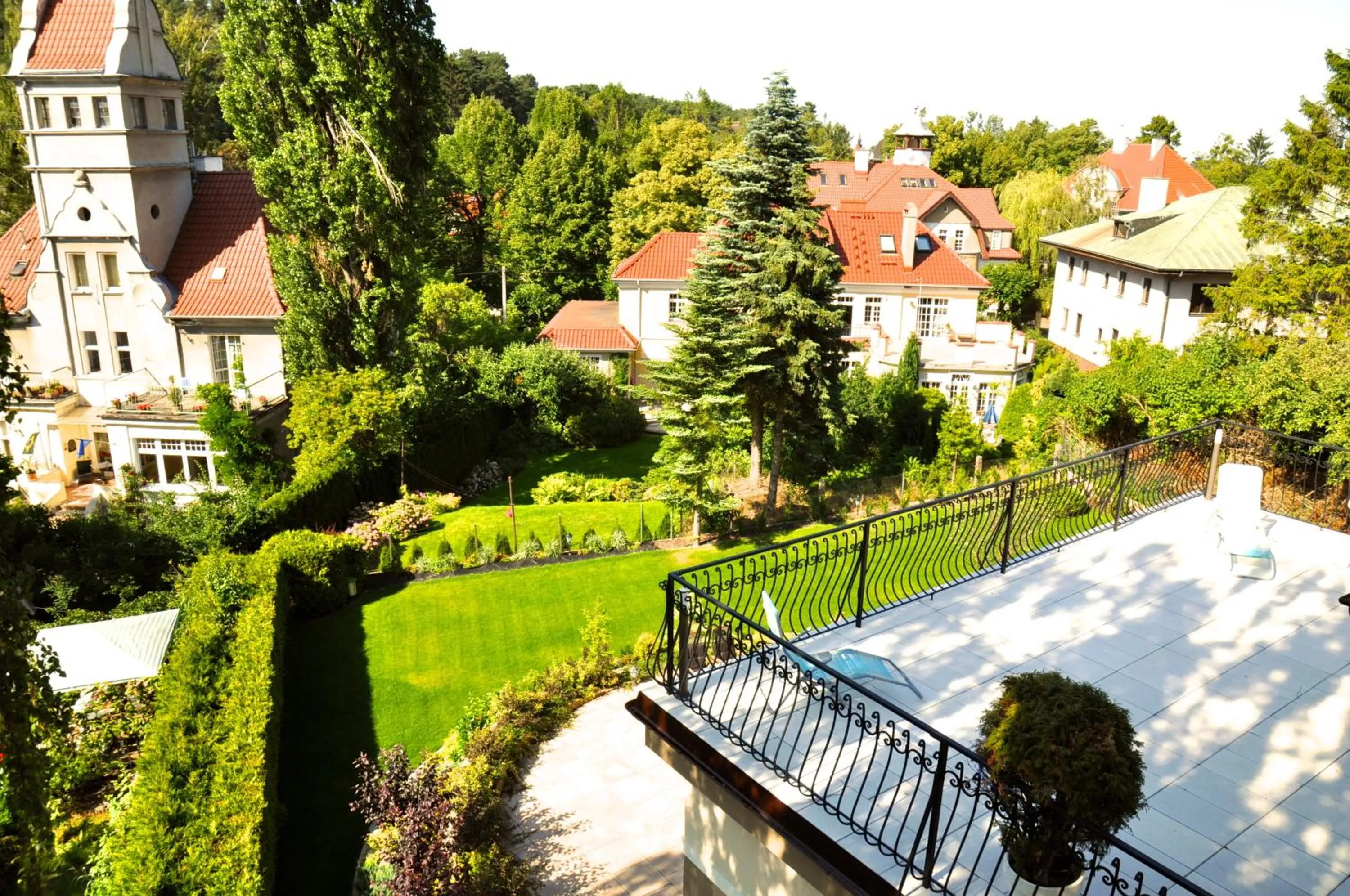 Garden view in Sopot Residence