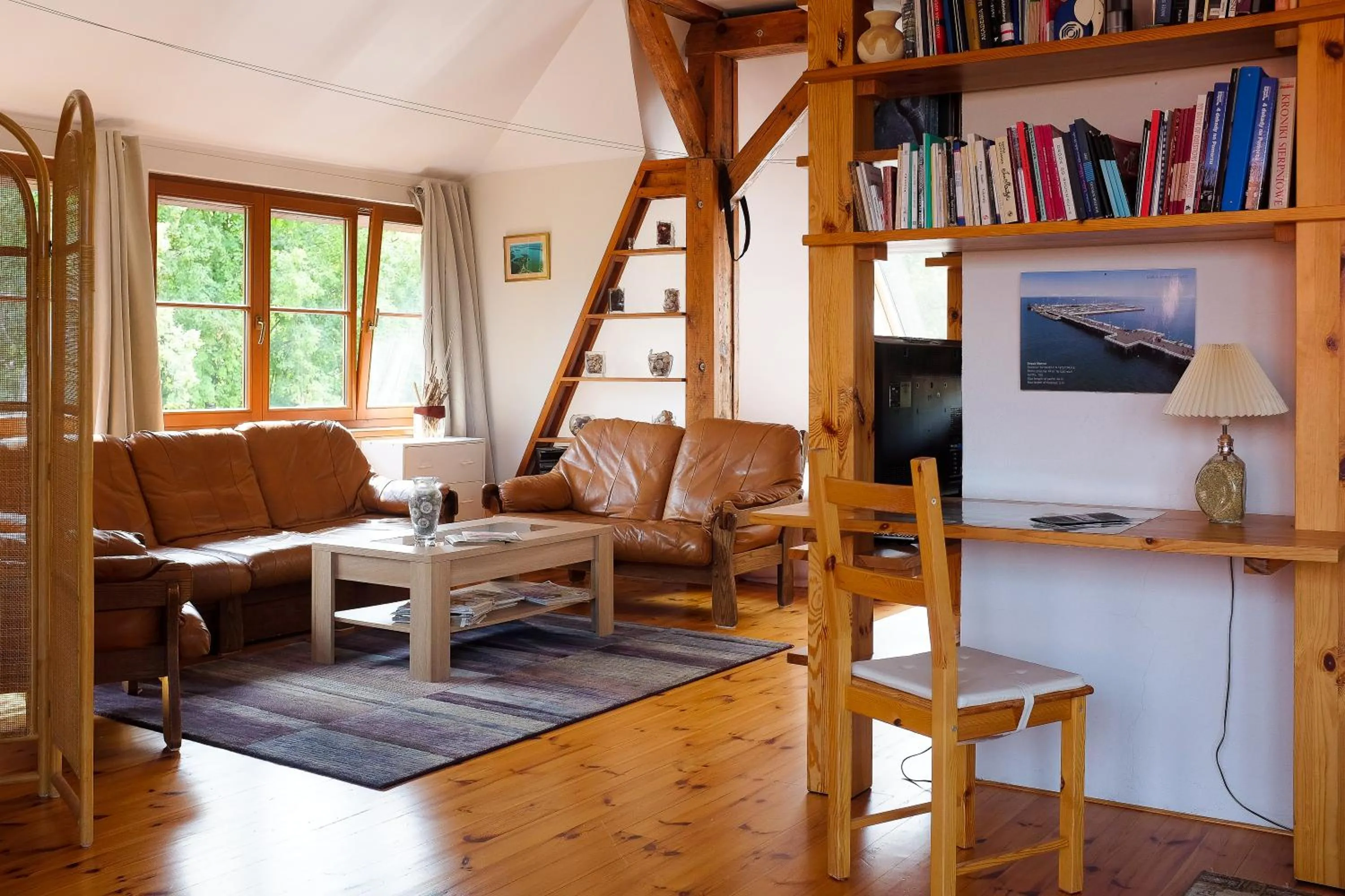 Living room in Sopot Residence