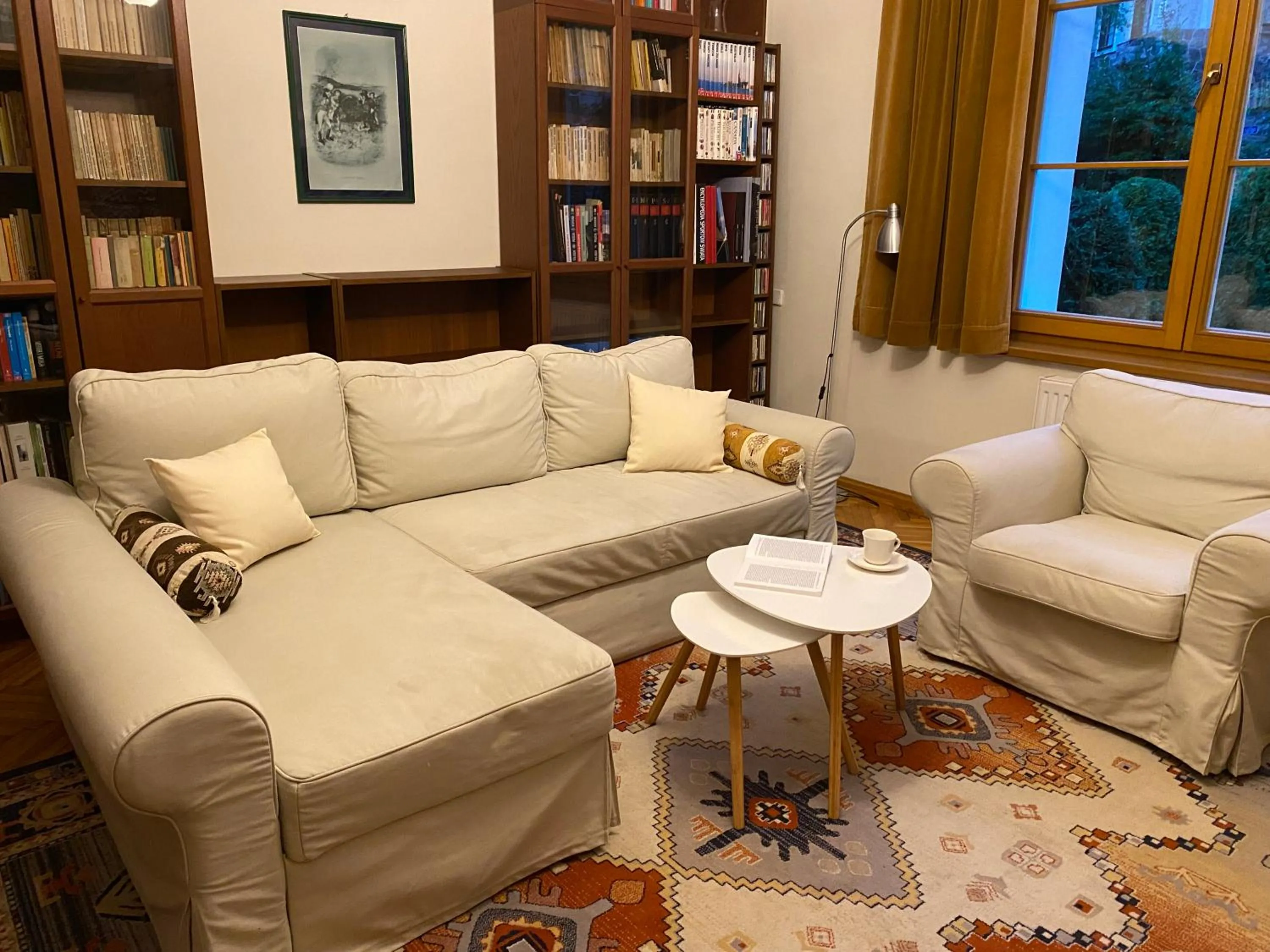 Seating area in Sopot Residence