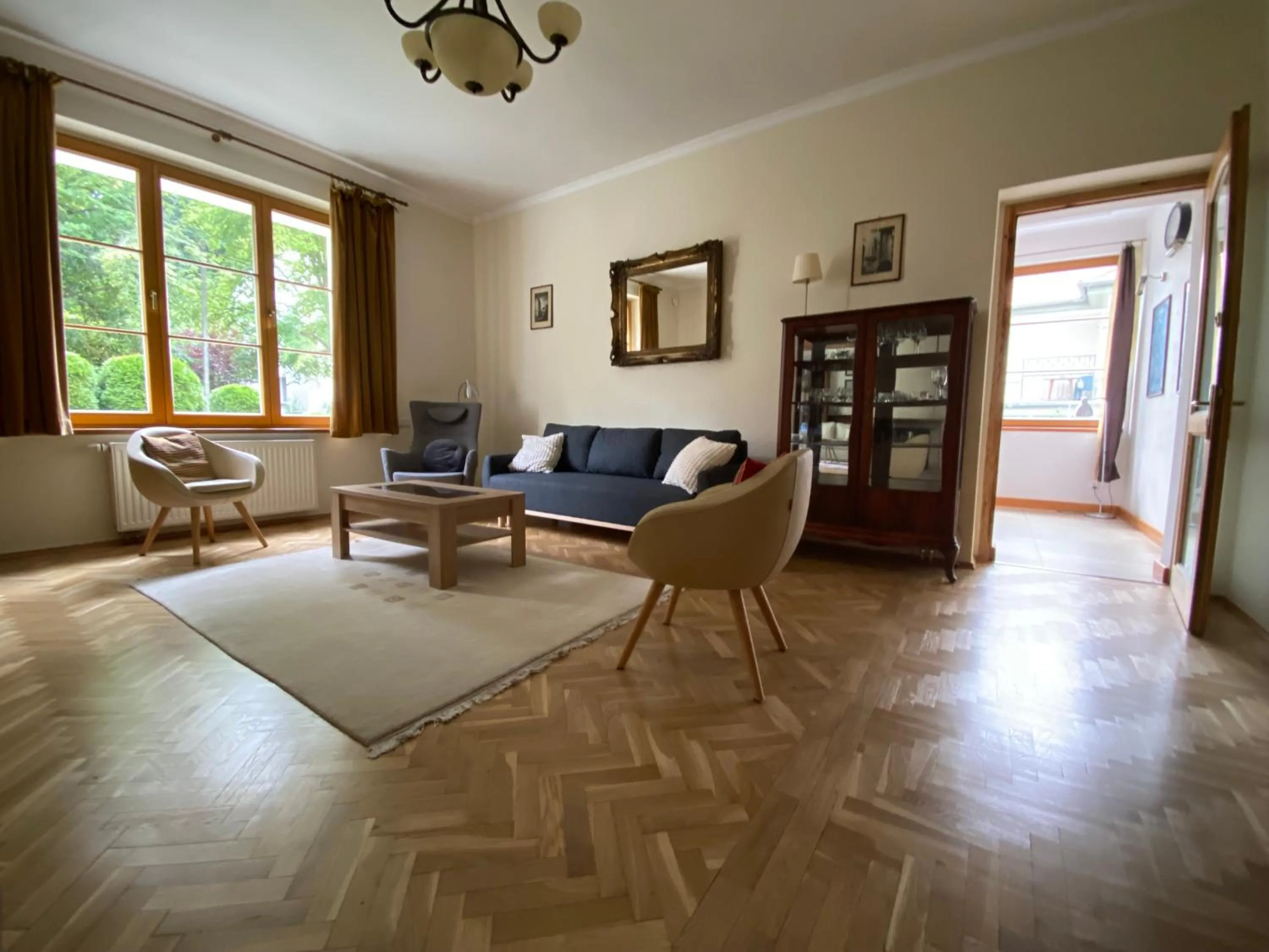 Seating area in Sopot Residence