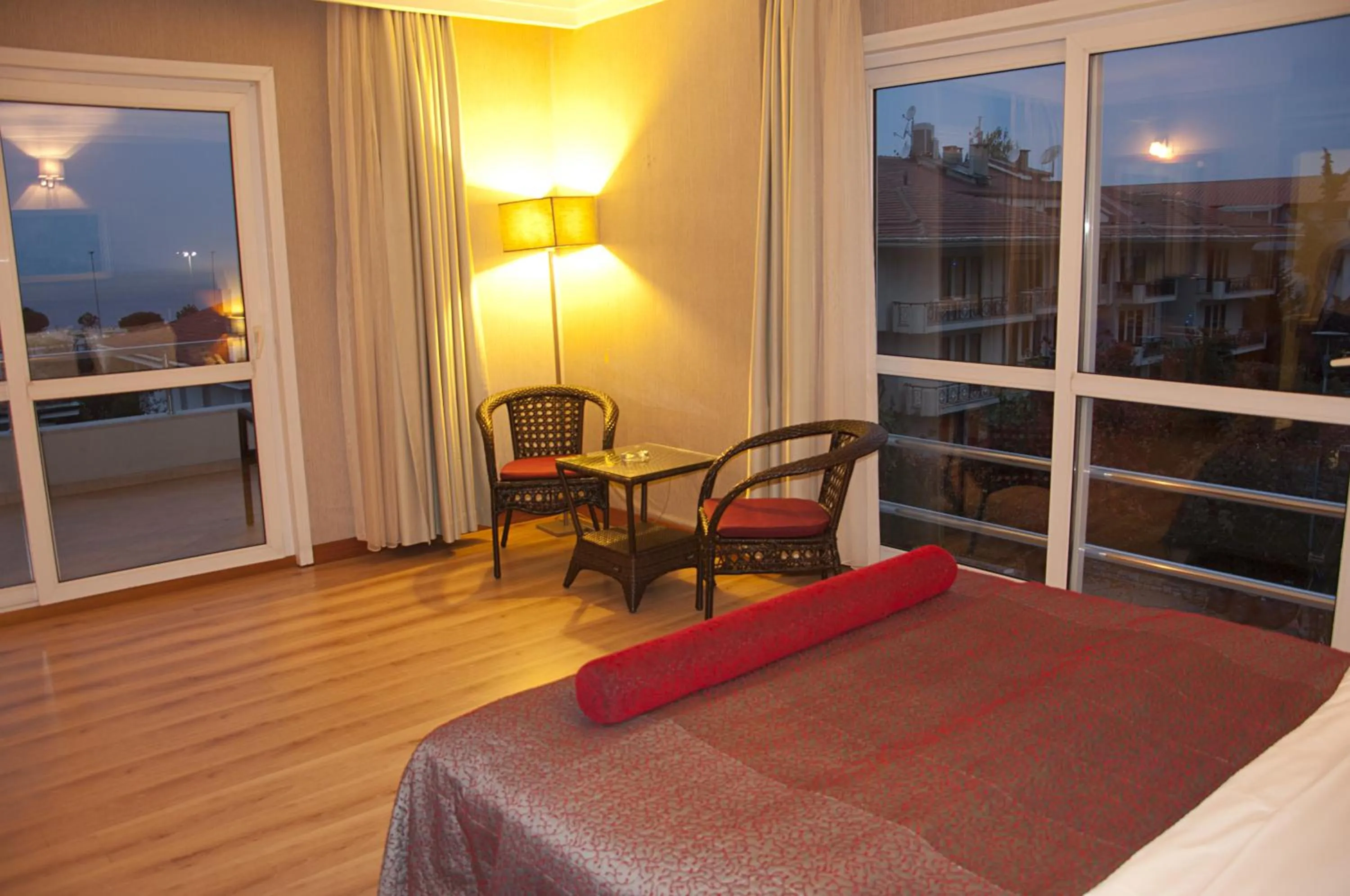 Decorative detail, Bed in dragos island hotel