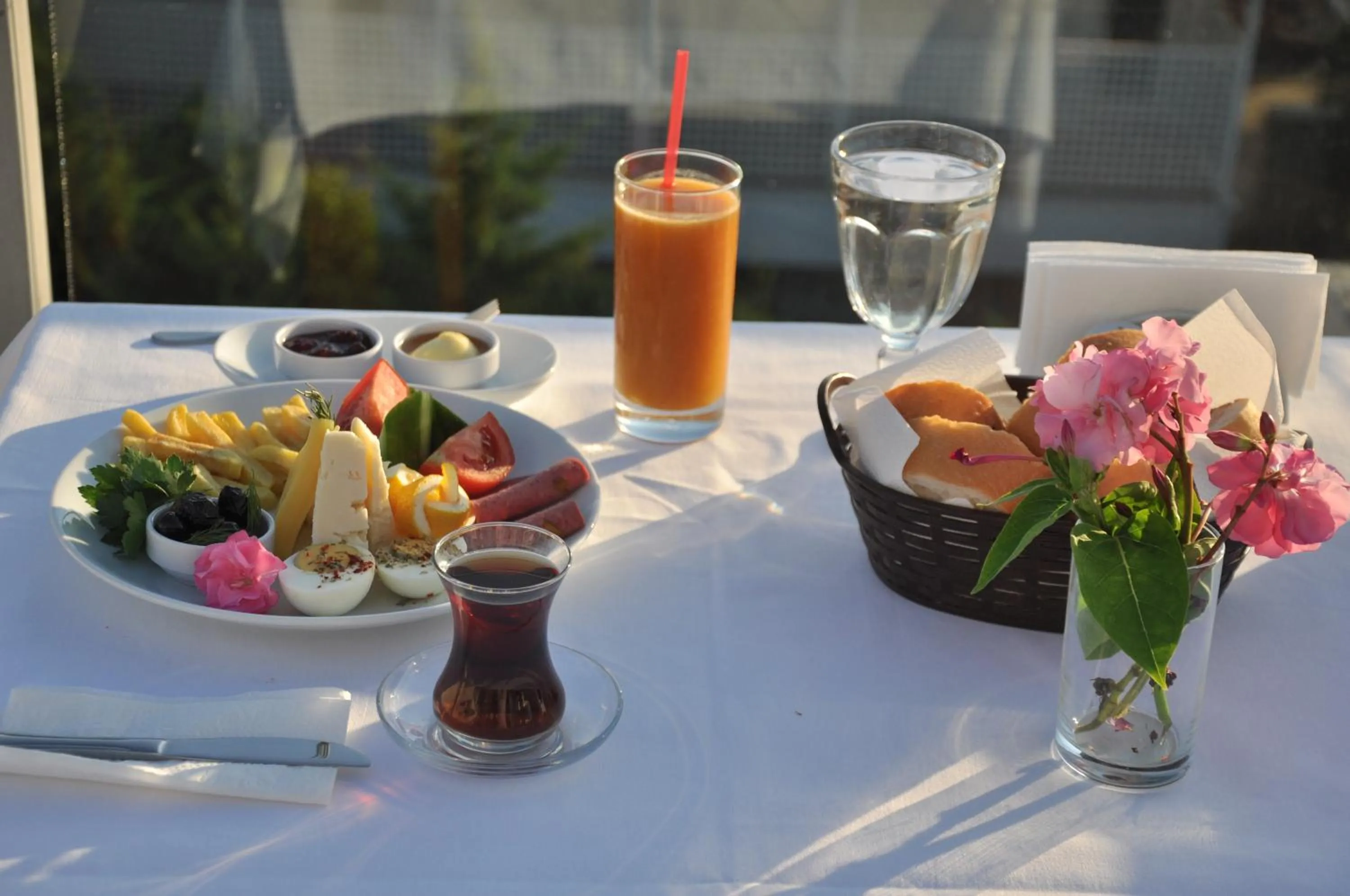 Continental breakfast in dragos island hotel