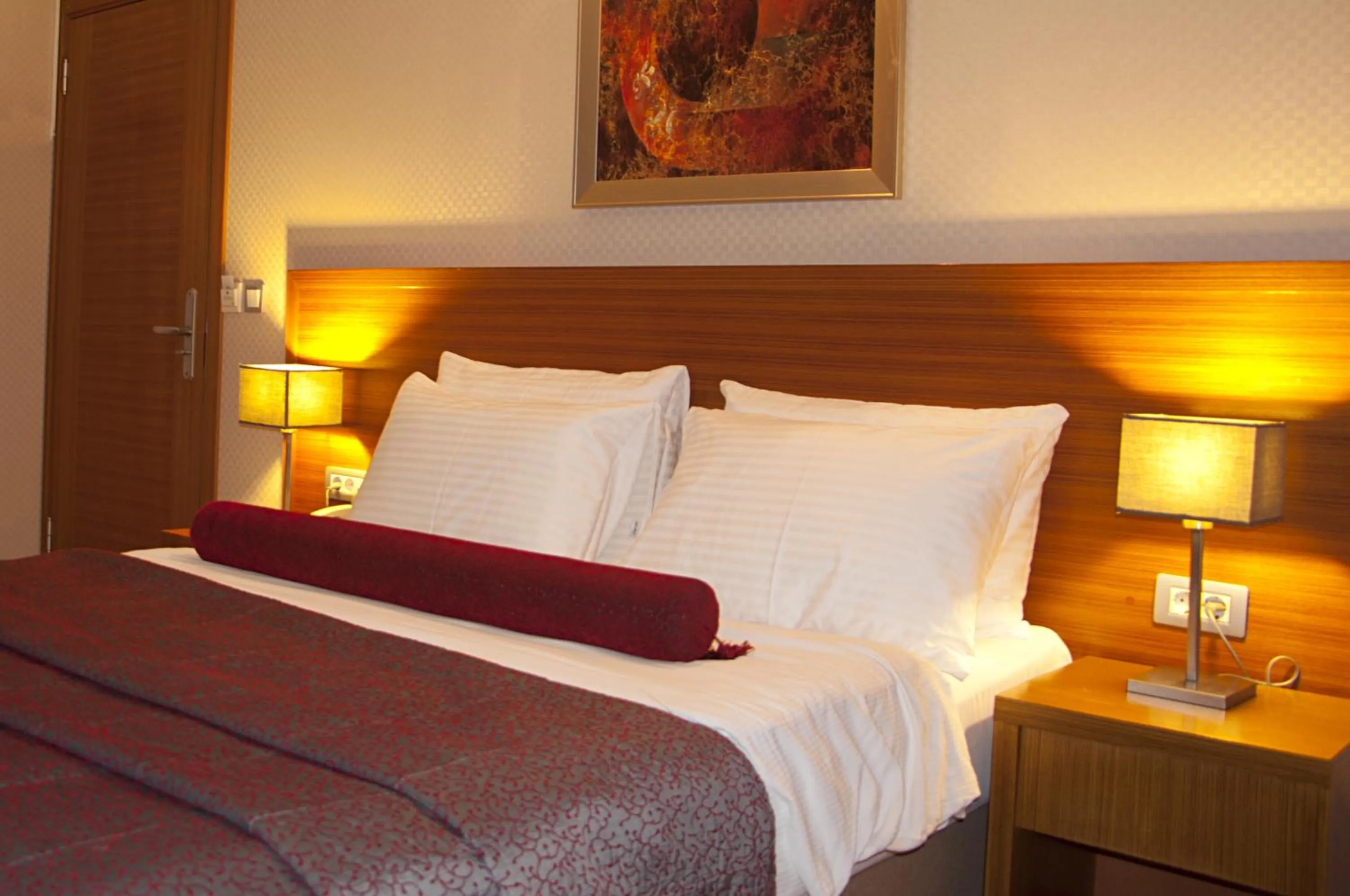 Decorative detail, Bed in dragos island hotel