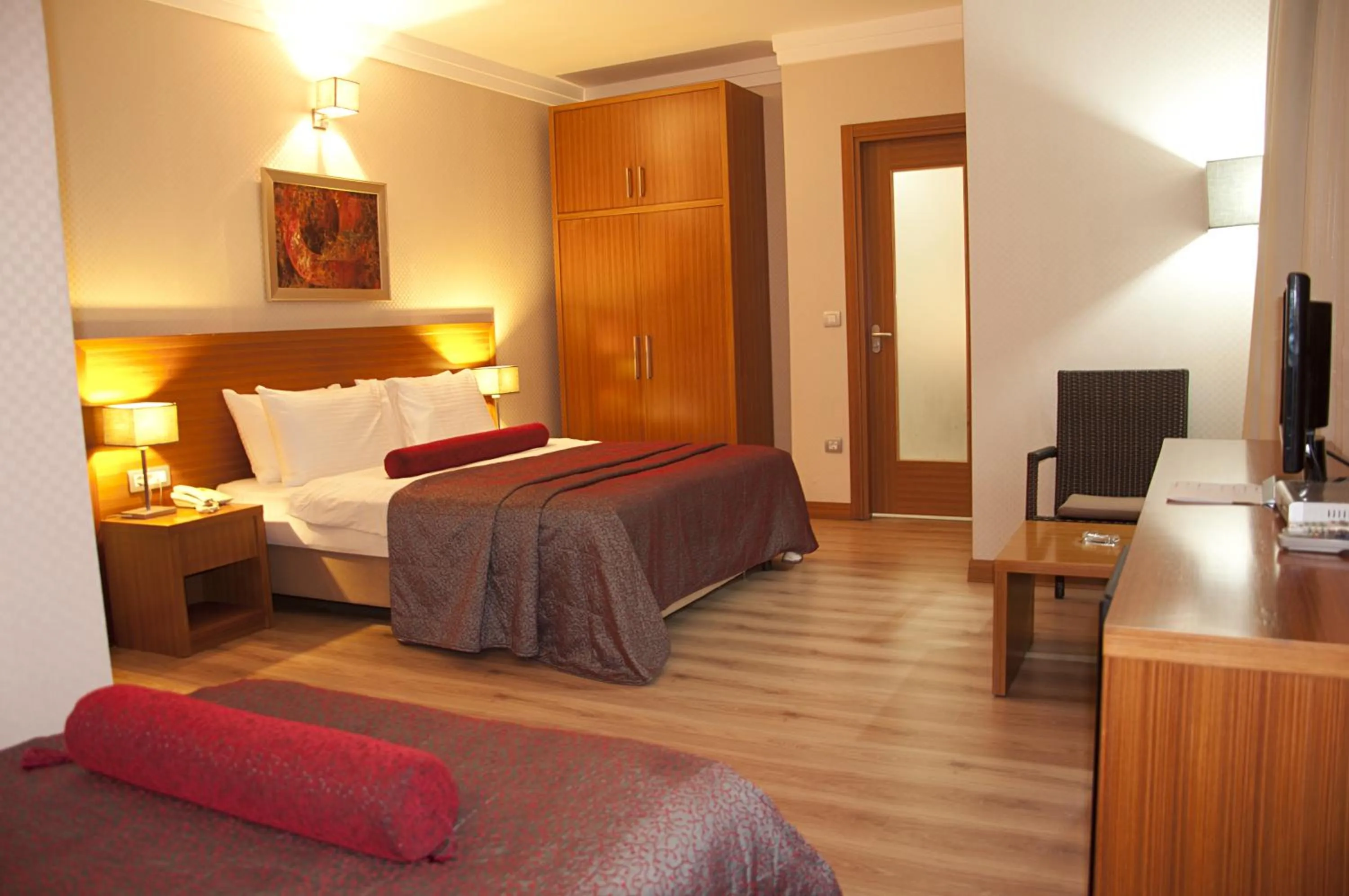 Bed in dragos island hotel