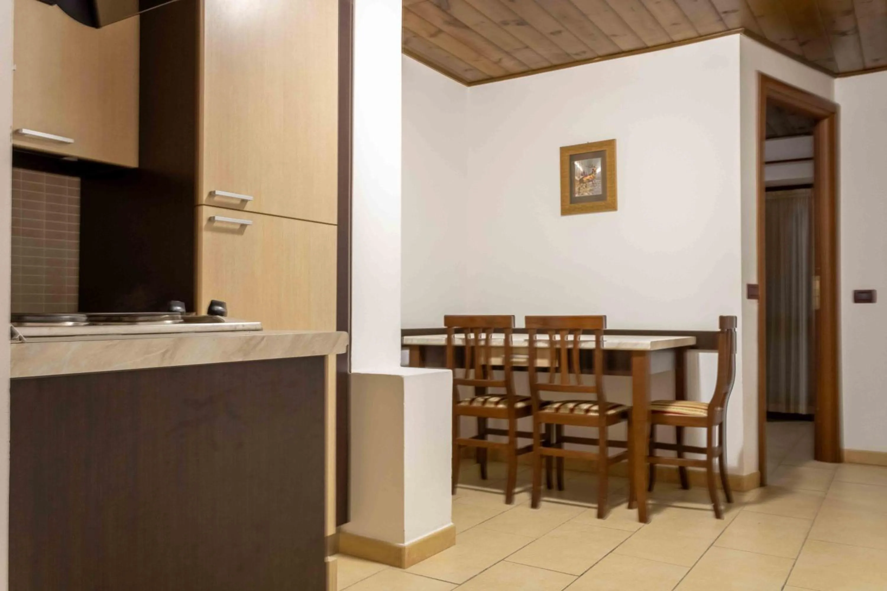 Kitchen or kitchenette in Hotel Zodiaco & Spa