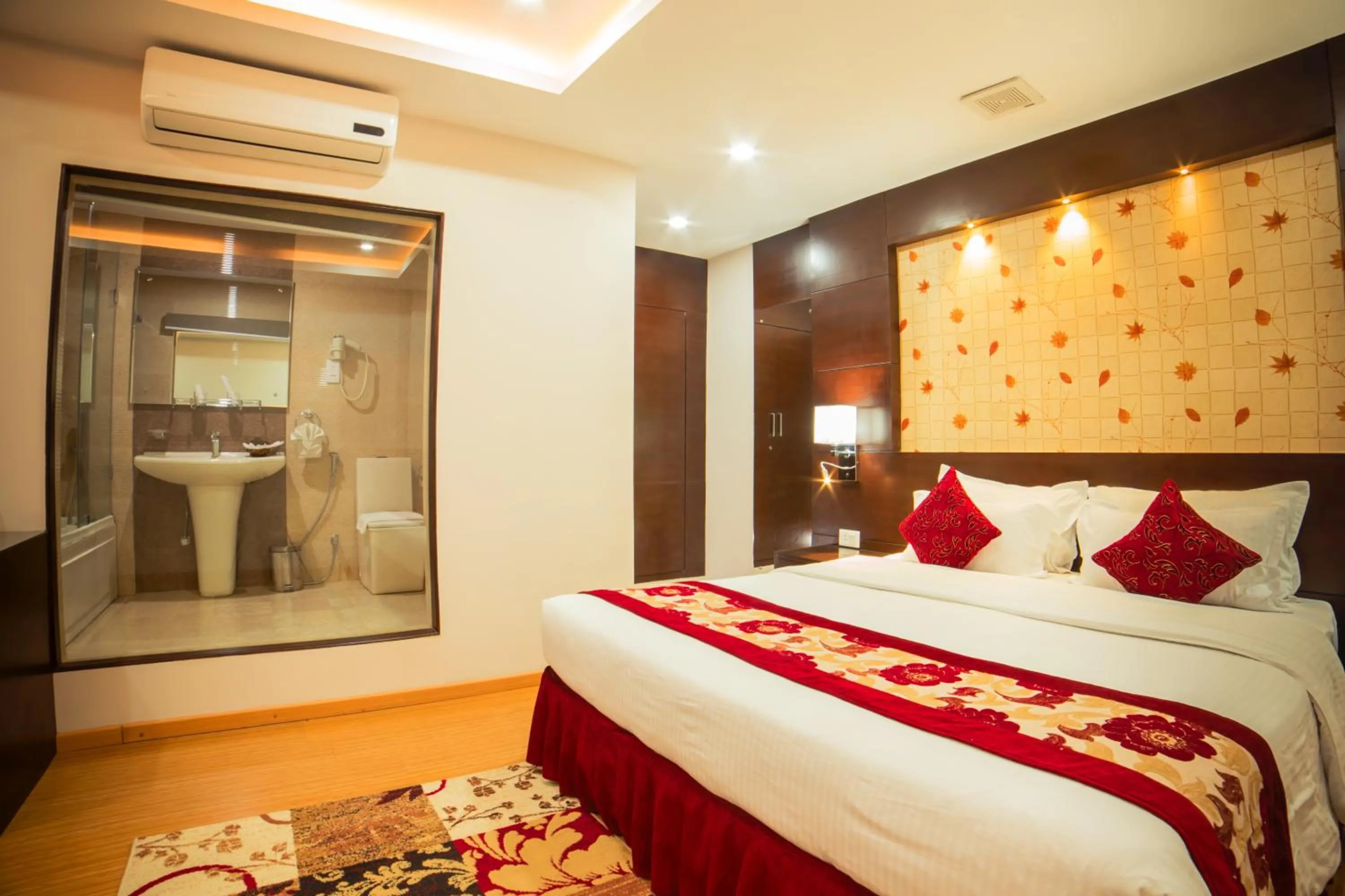 Bed in Hotel Harrison Palace