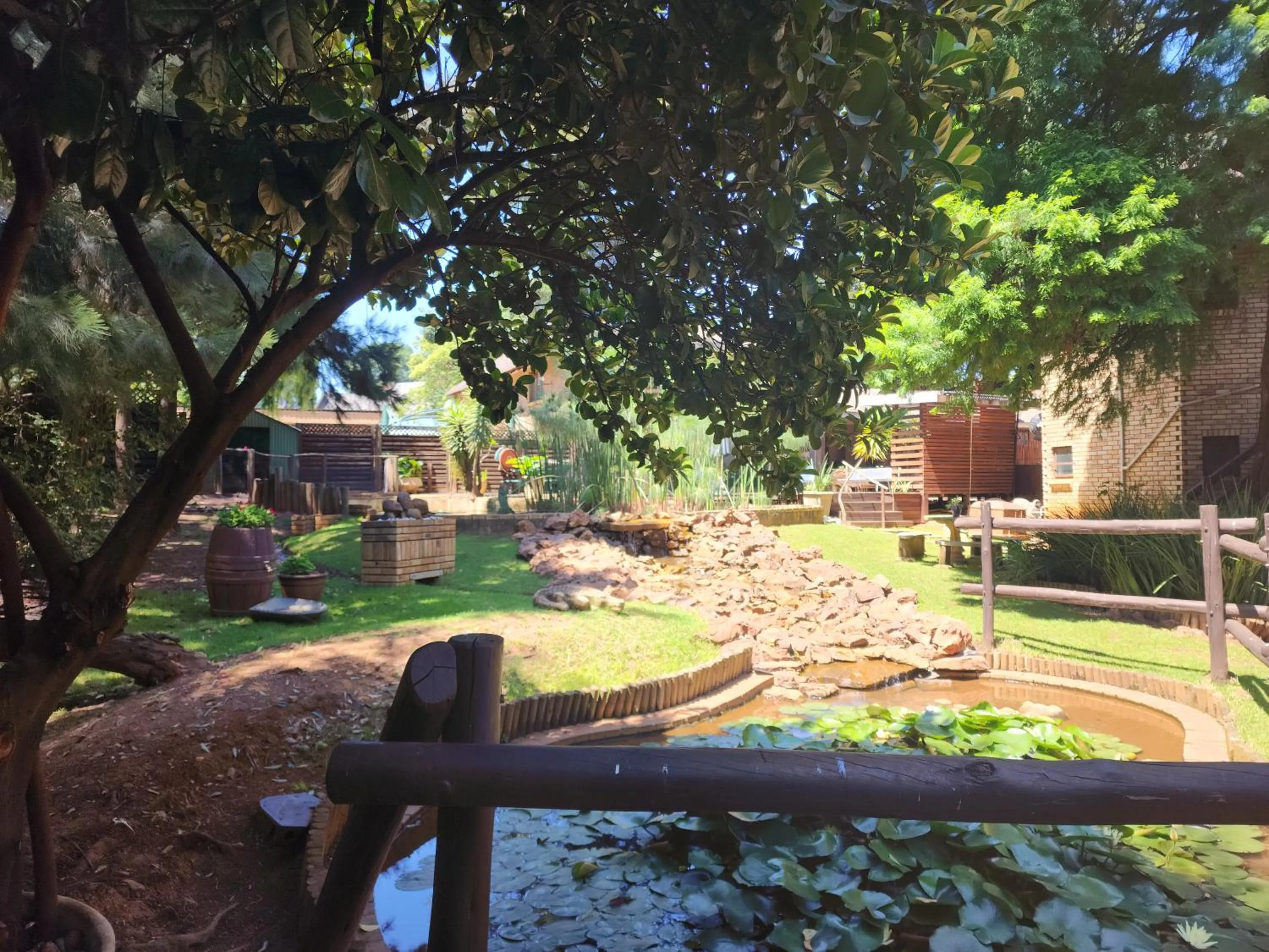 Garden in Goodnight Guest Lodge