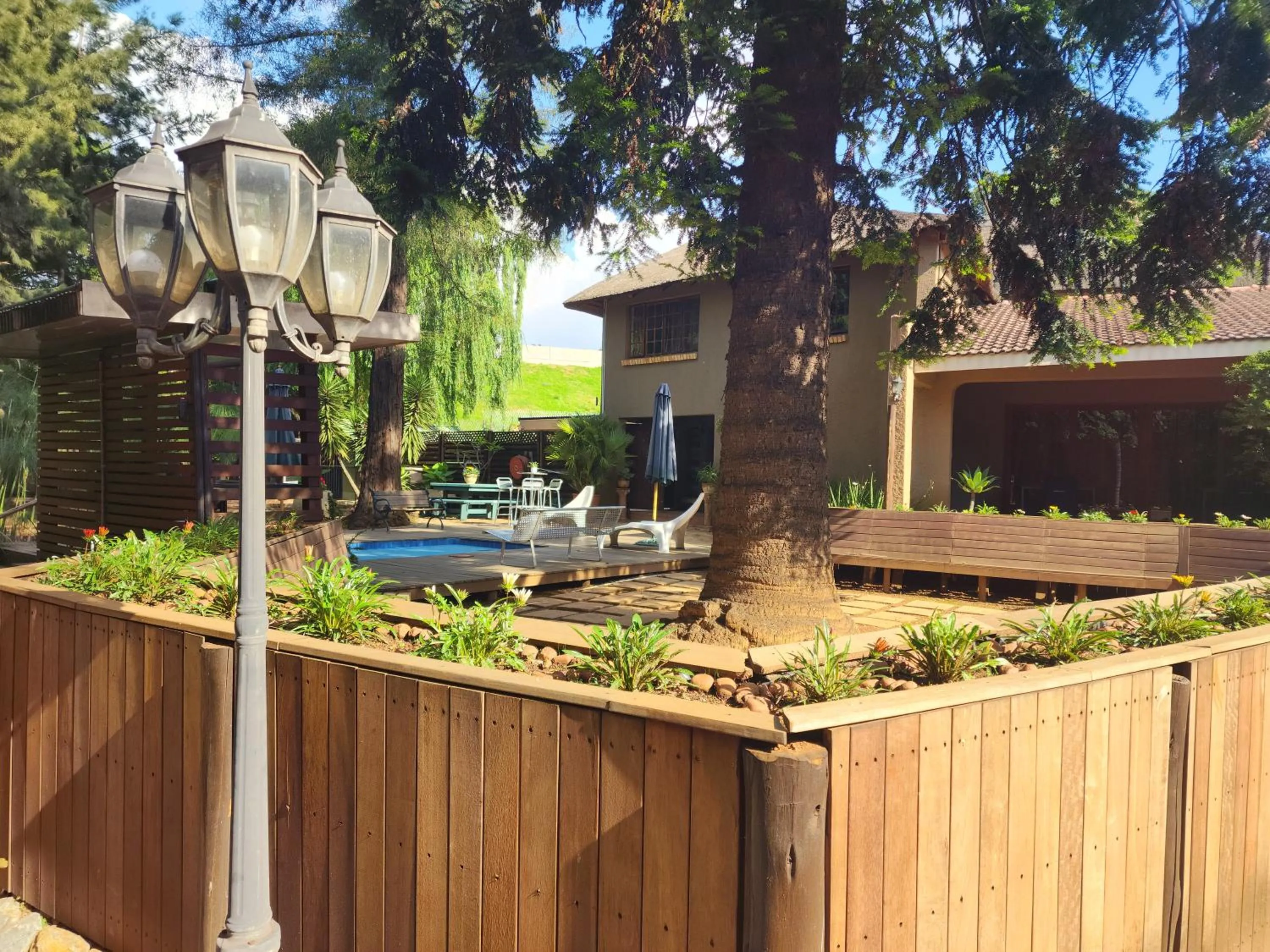 Garden in Goodnight Guest Lodge
