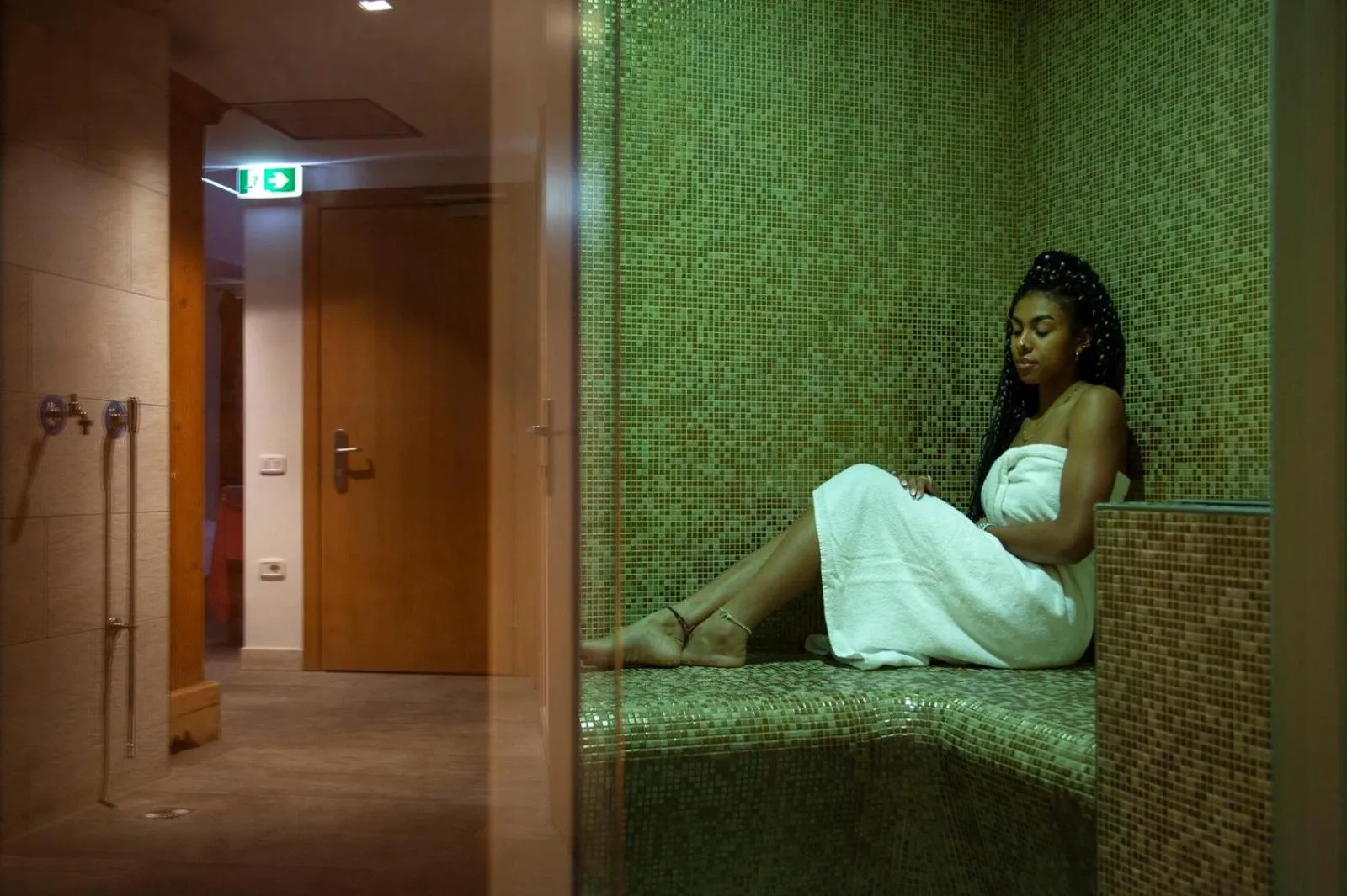 Sauna in Hotel Romanda