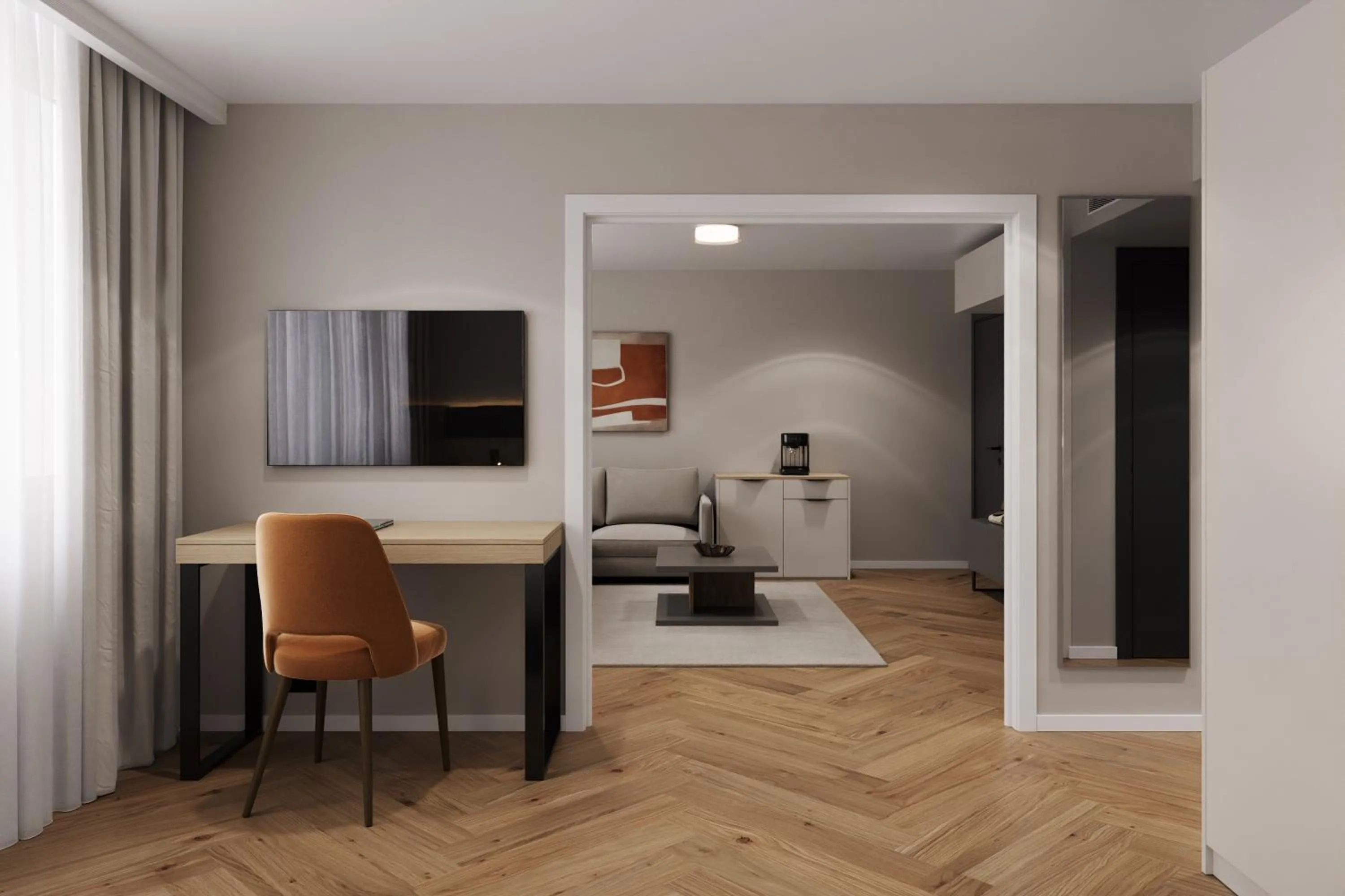 Photo of the whole room in Tailormade Hotel METROPOL St Gallen