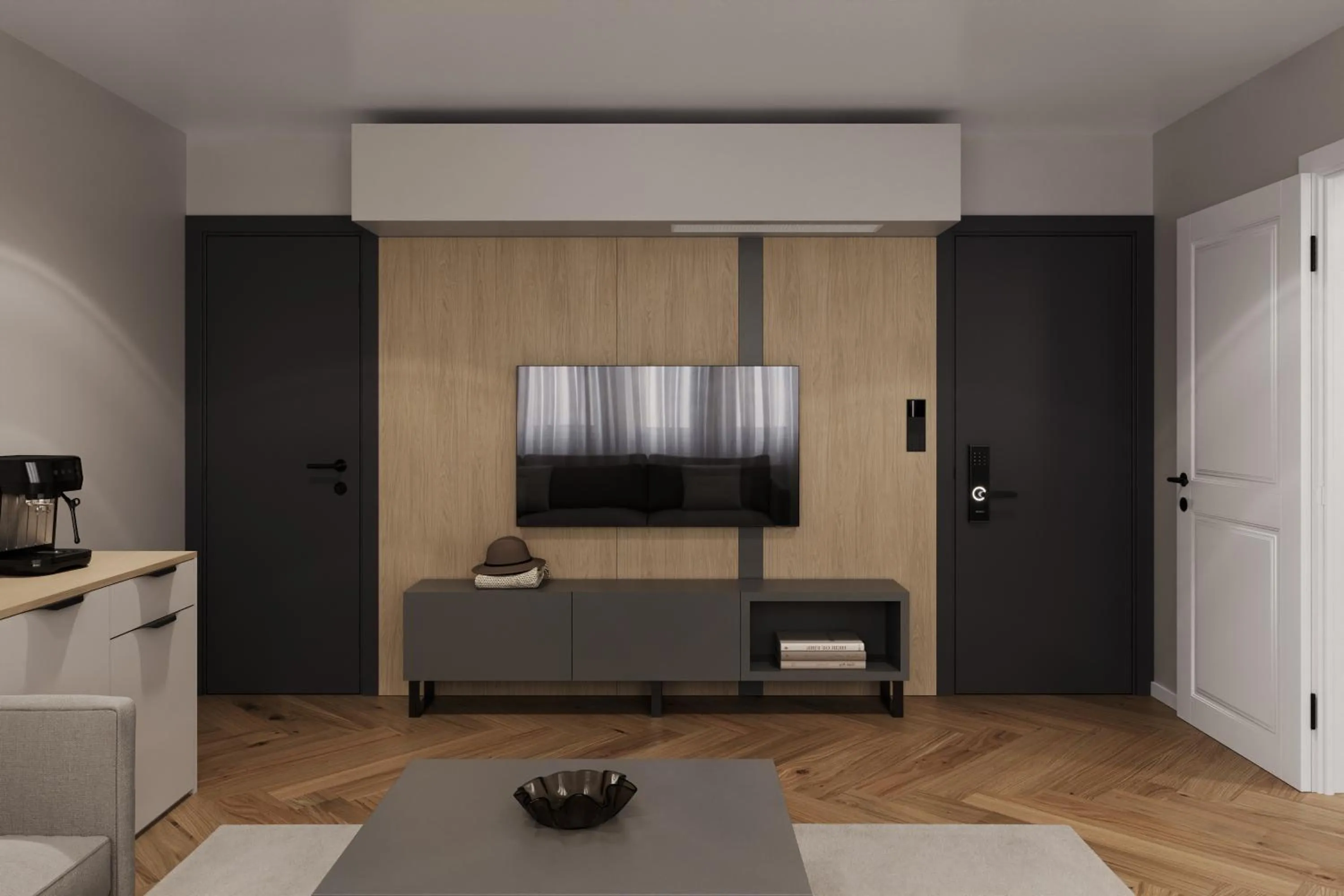 TV and multimedia in Tailormade Hotel METROPOL St Gallen