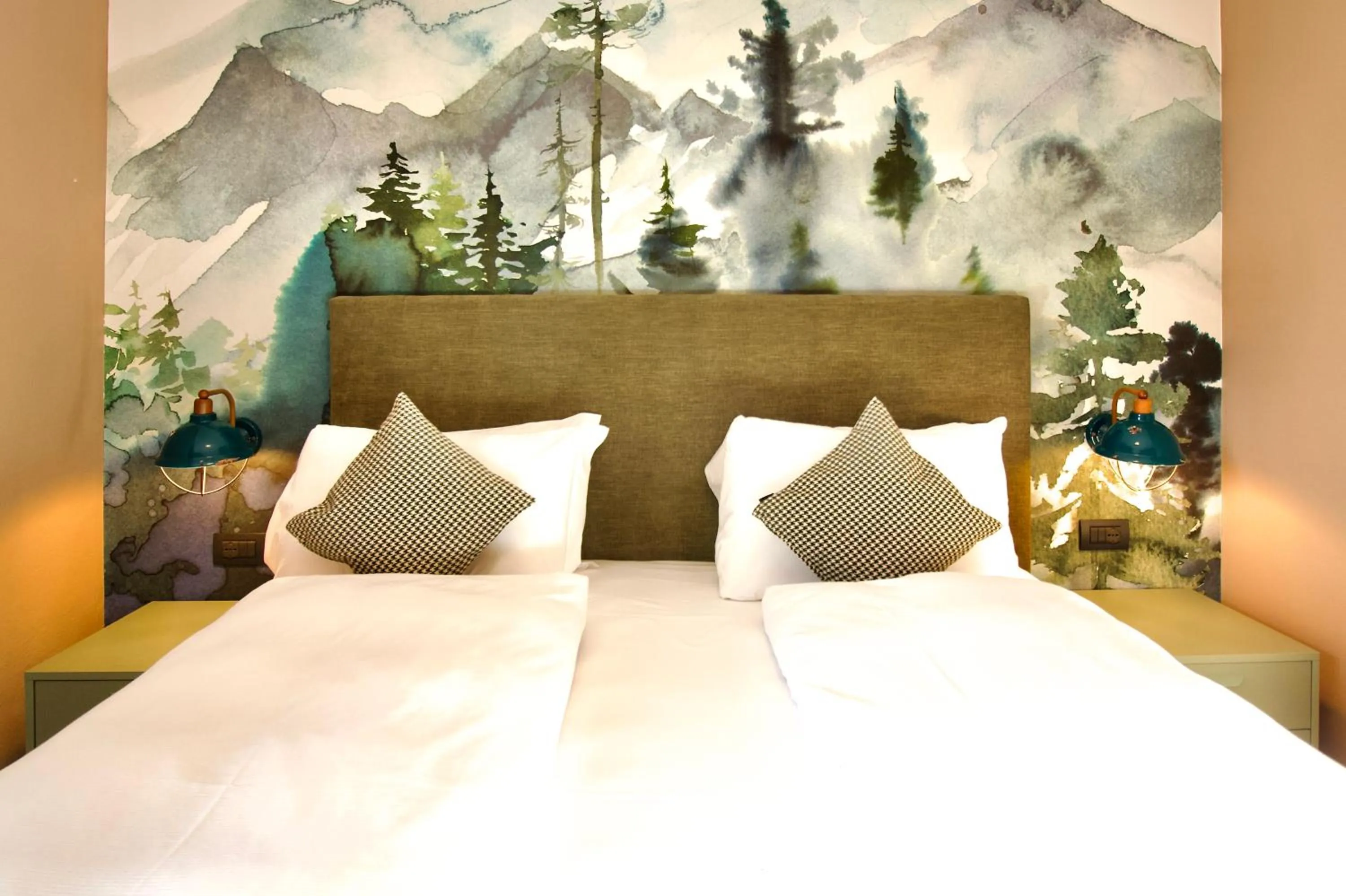 Bed in Al Piccolo Hotel