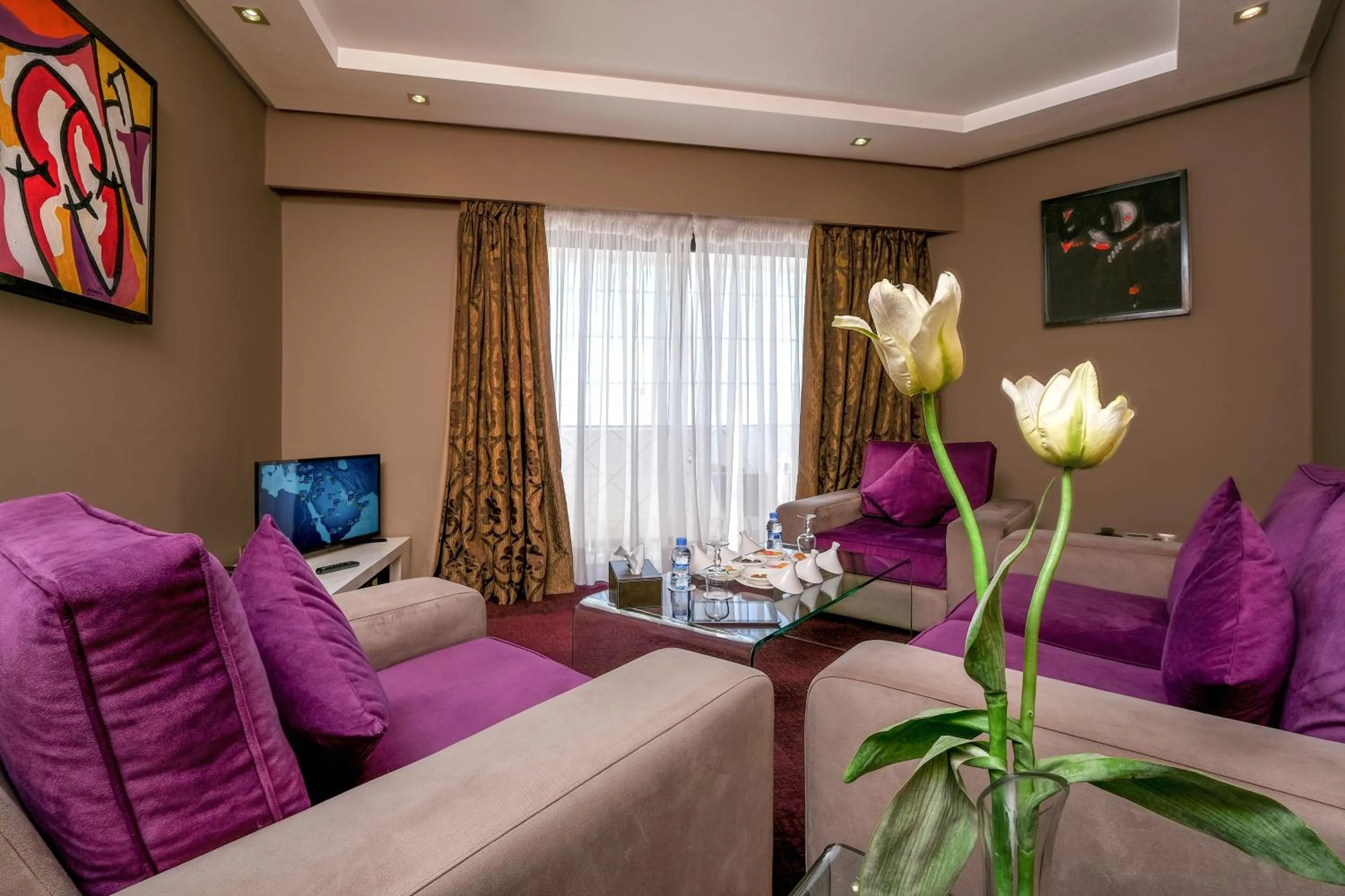 Seating area in Belere Urban Hotel Rabat