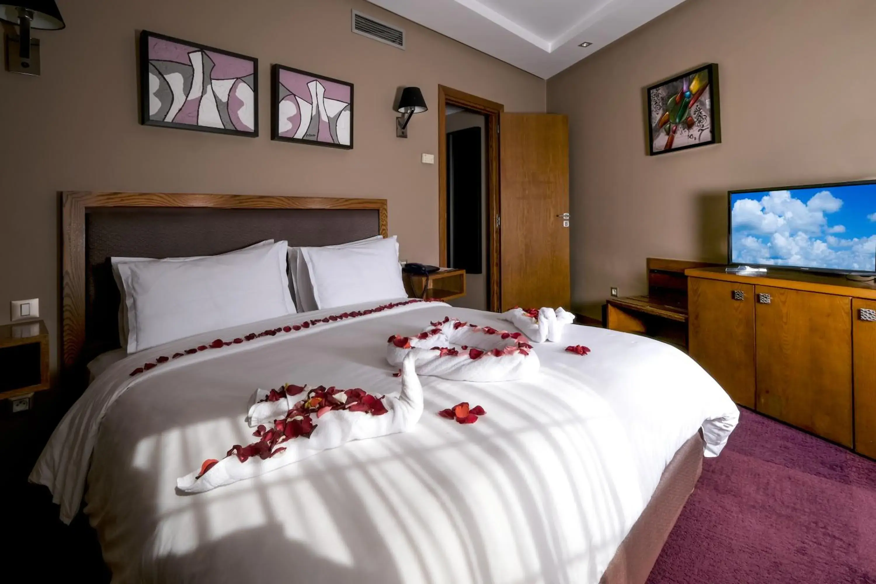 Bedroom, Bed in Belere Hotel Rabat
