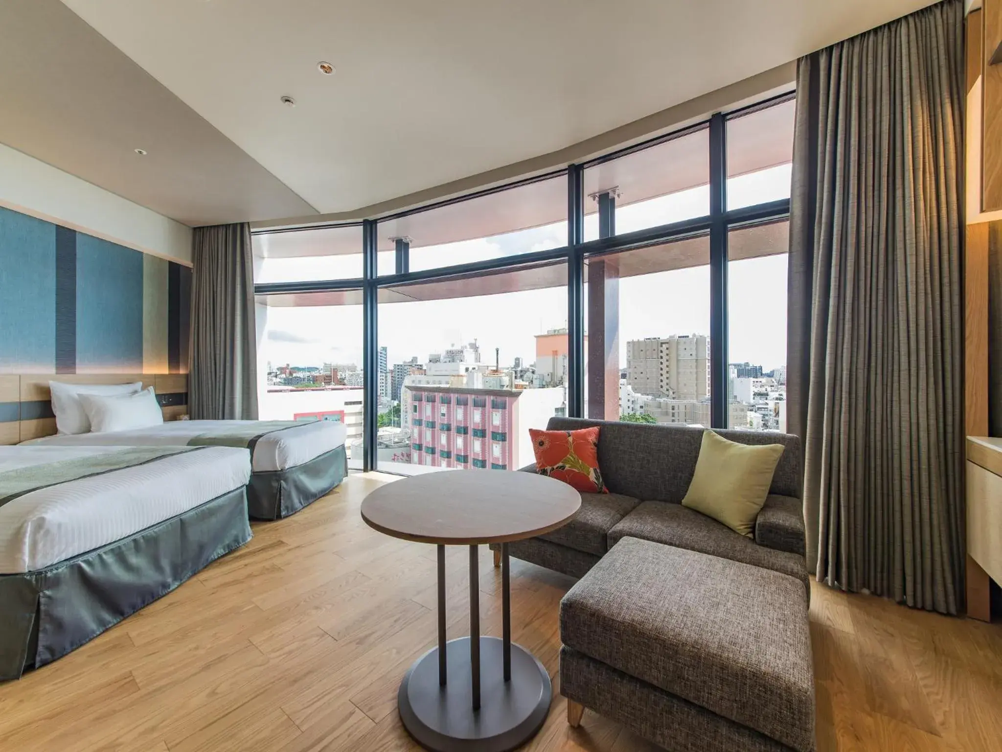 Photo of the whole room, Bed in JR Kyushu Hotel Blossom Naha Photo of the whole room, Bed in JR Kyushu Hotel Blossom Naha