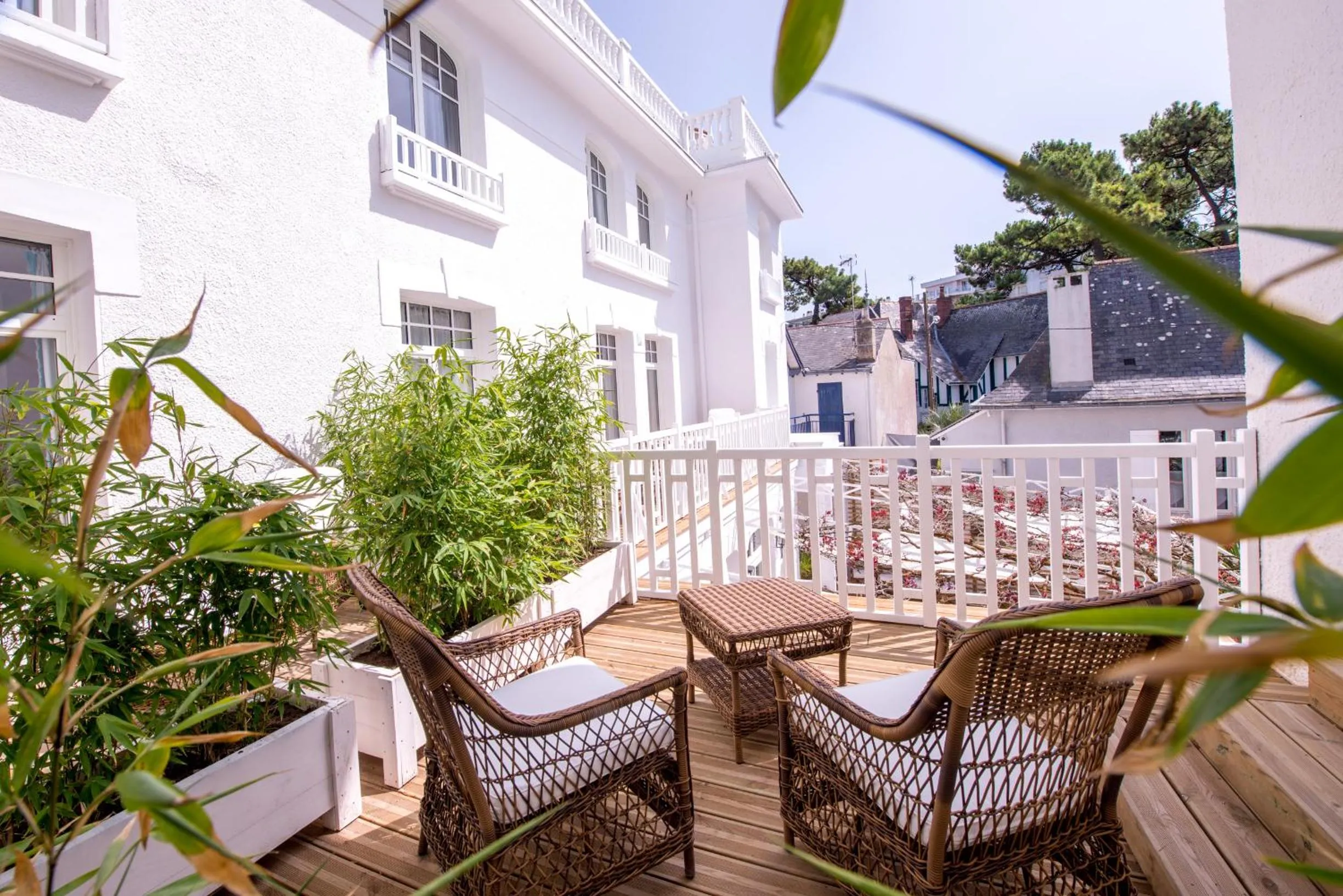 Garden view in La Palmeraie