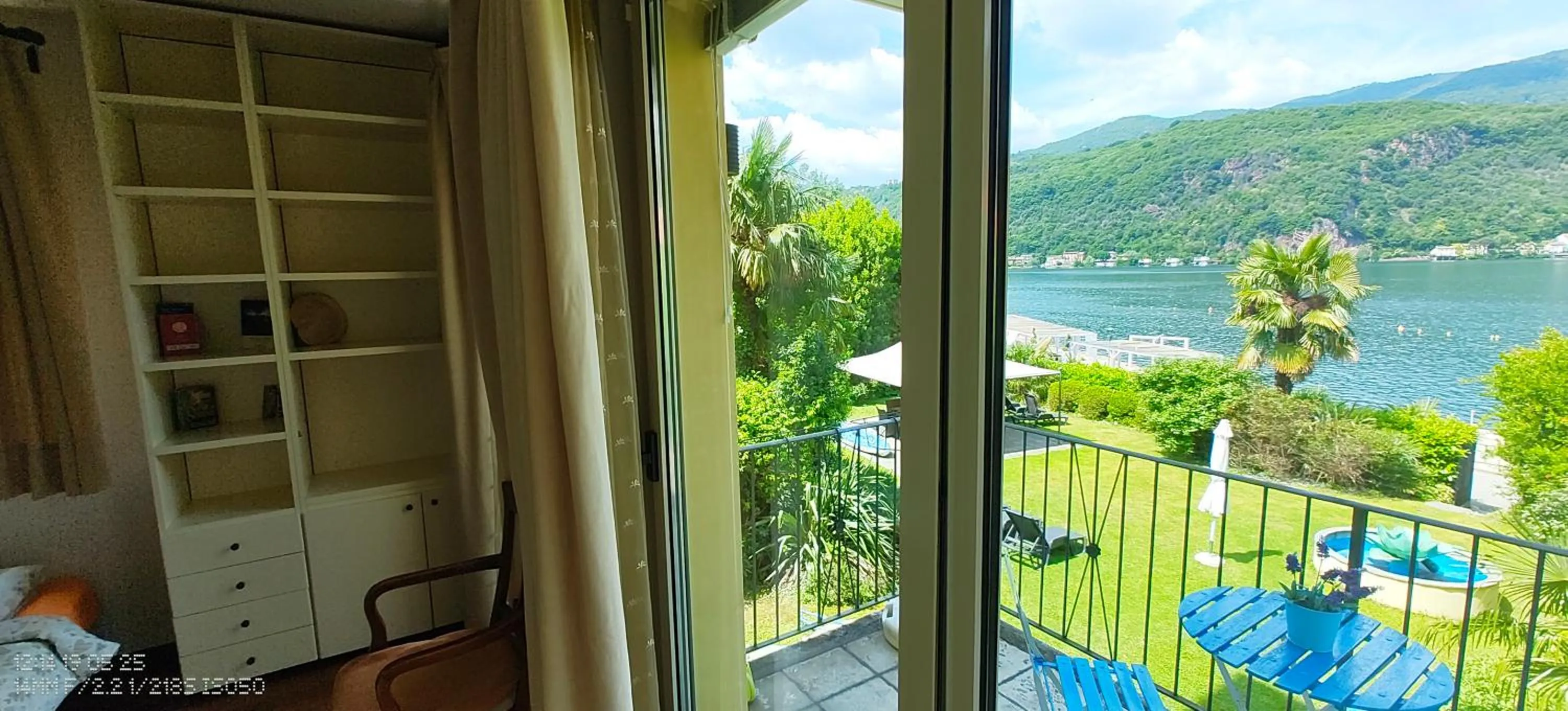 Lake view in B&B Dolce vista al lago Lugano