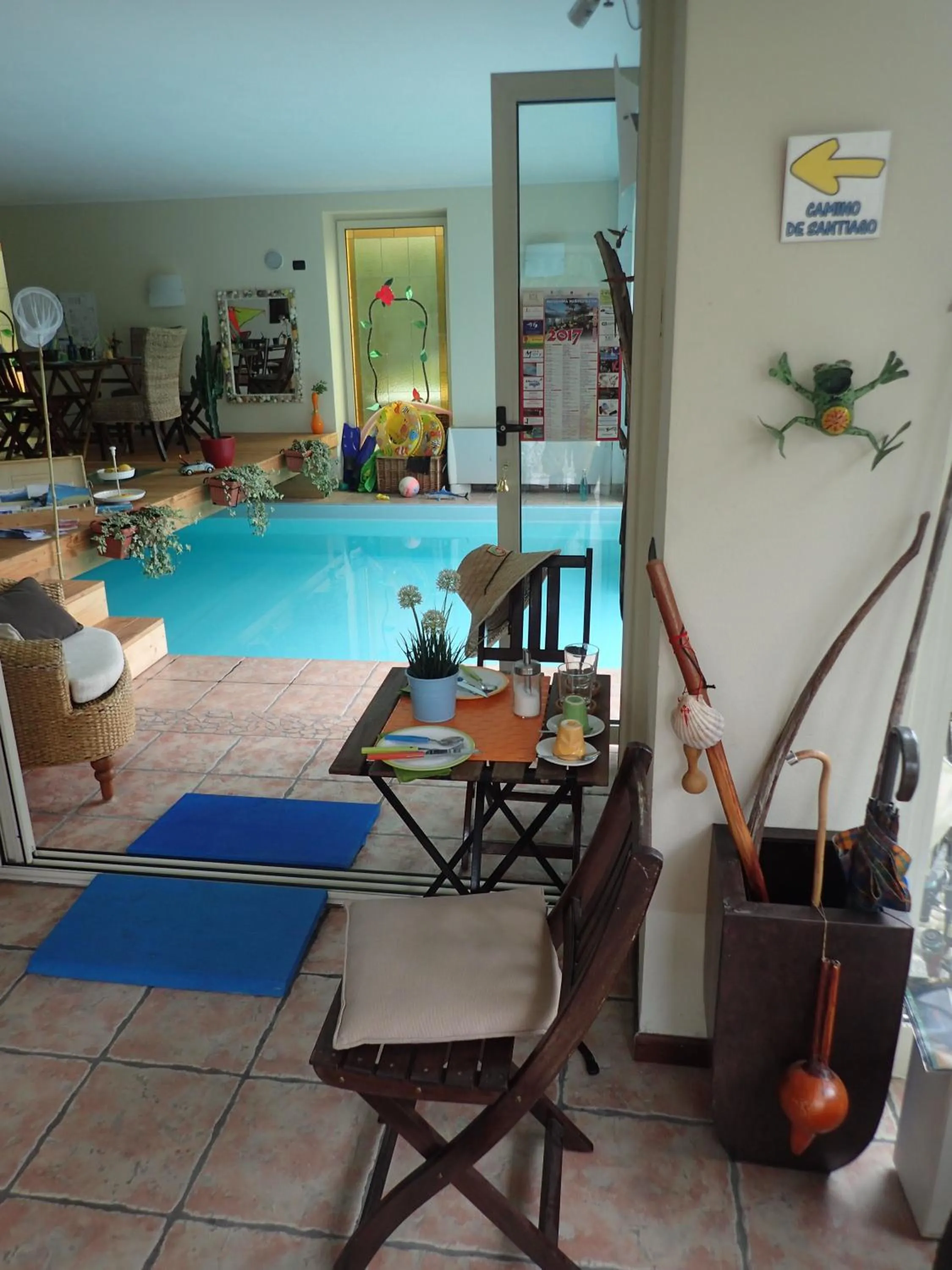 Dining area in B&B Dolce vista al lago Lugano
