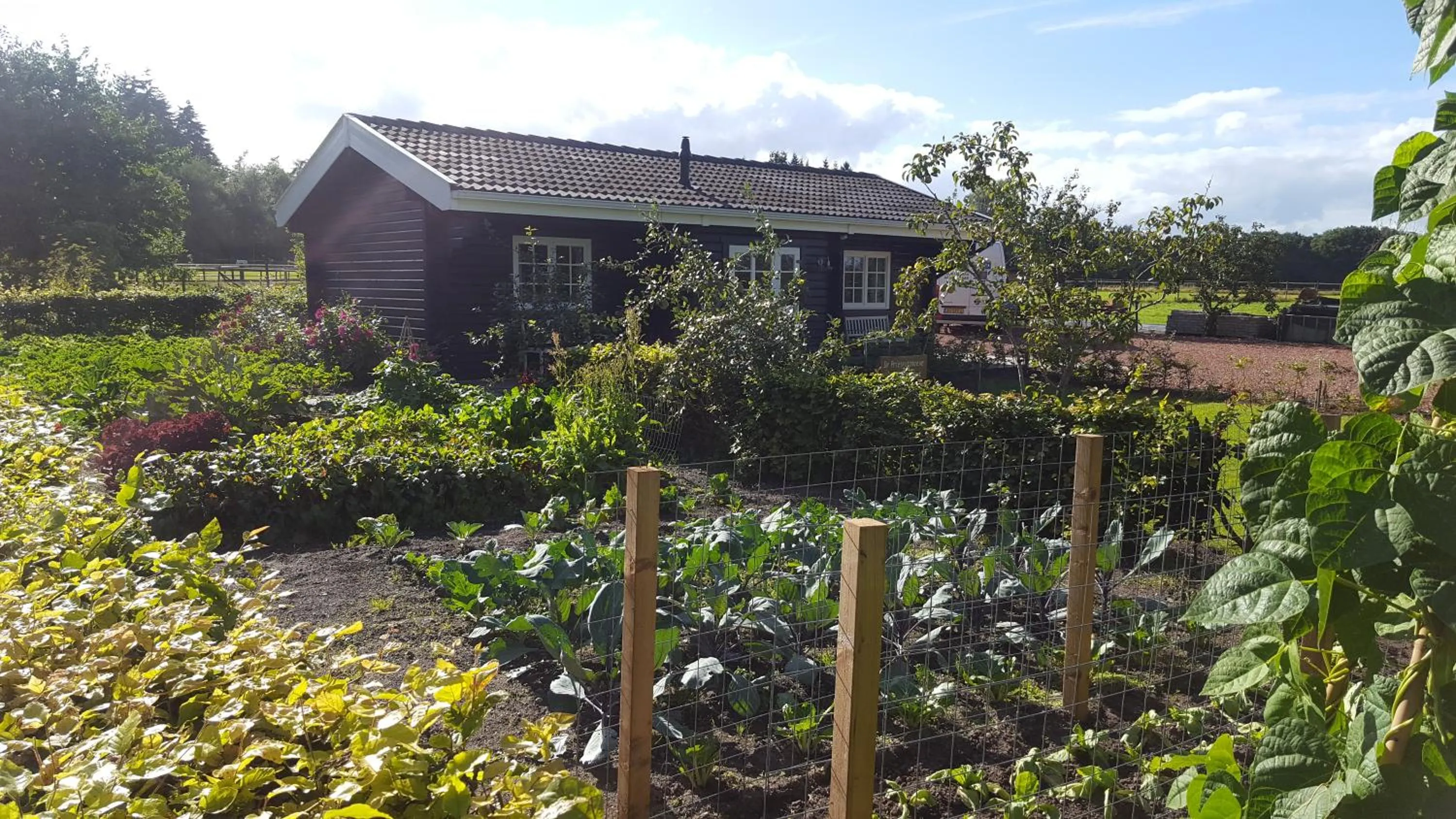 Facade/entrance in De Priesnitzhoeve