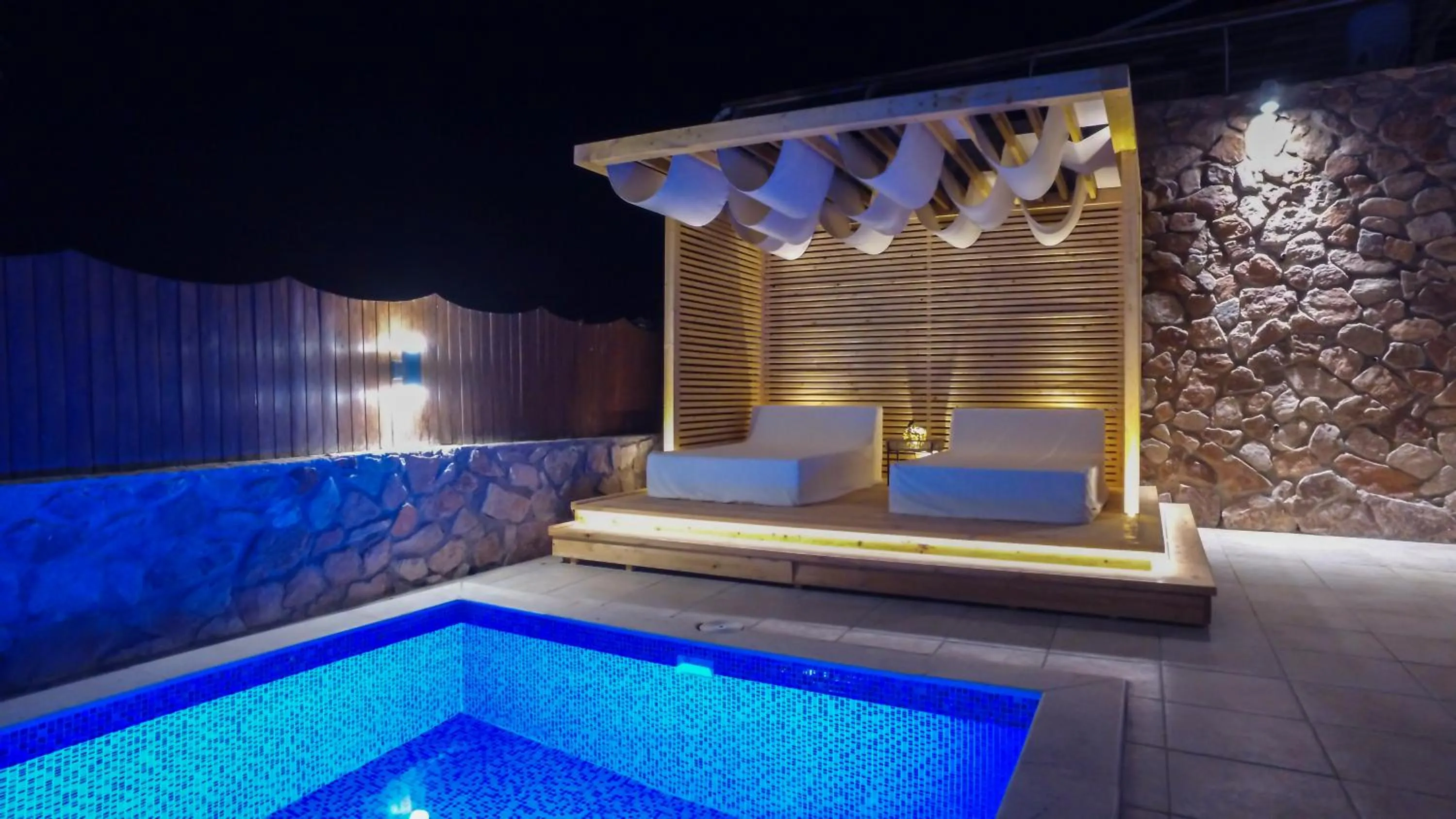 Patio in Luxury Suite by the pool