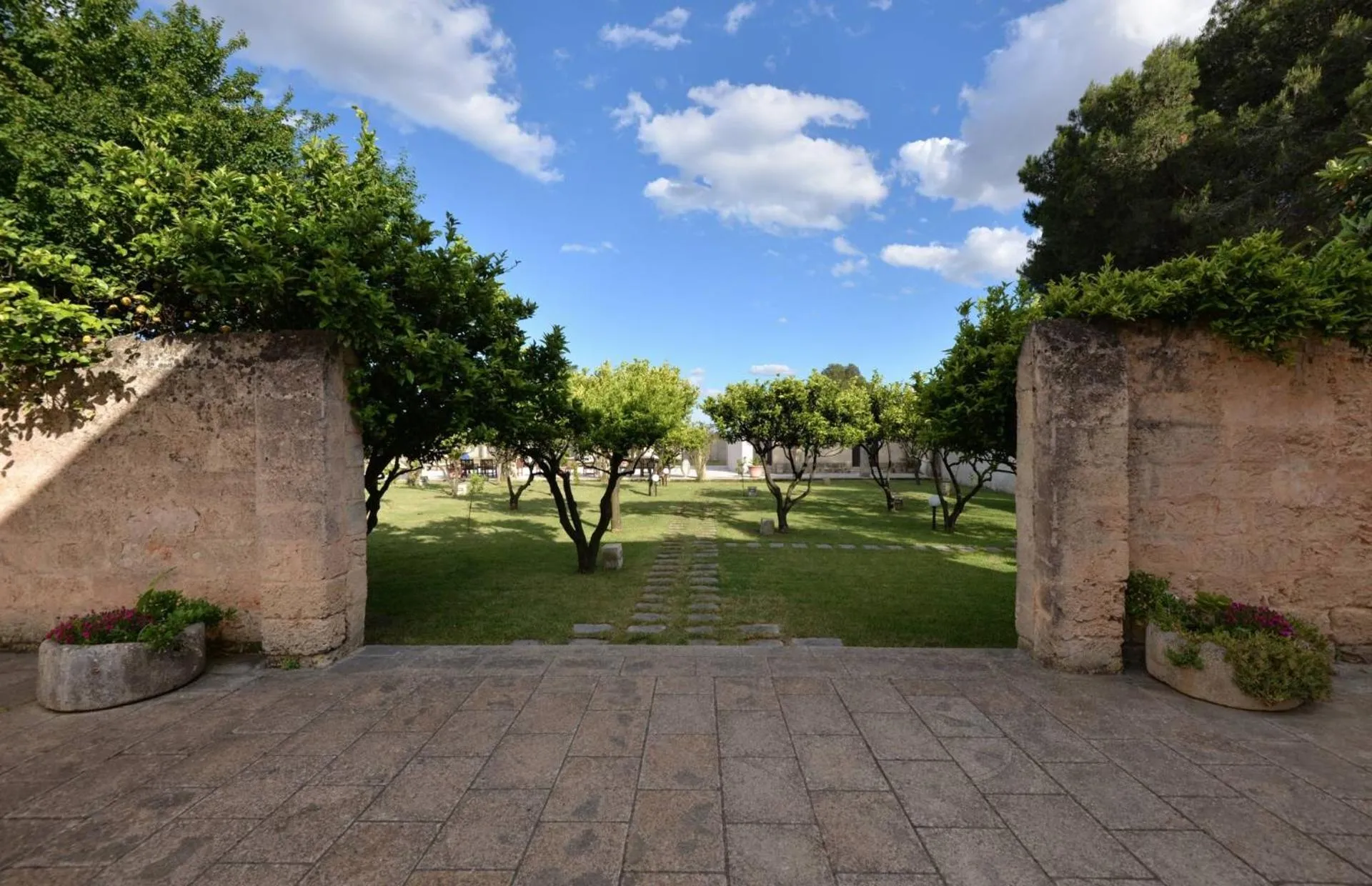 Garden in Masseria Li Campi