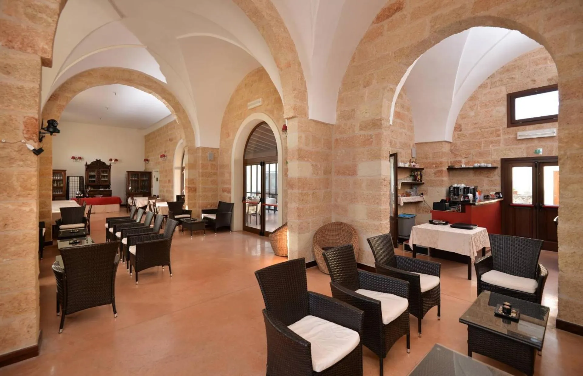 Lounge or bar in Masseria Li Campi