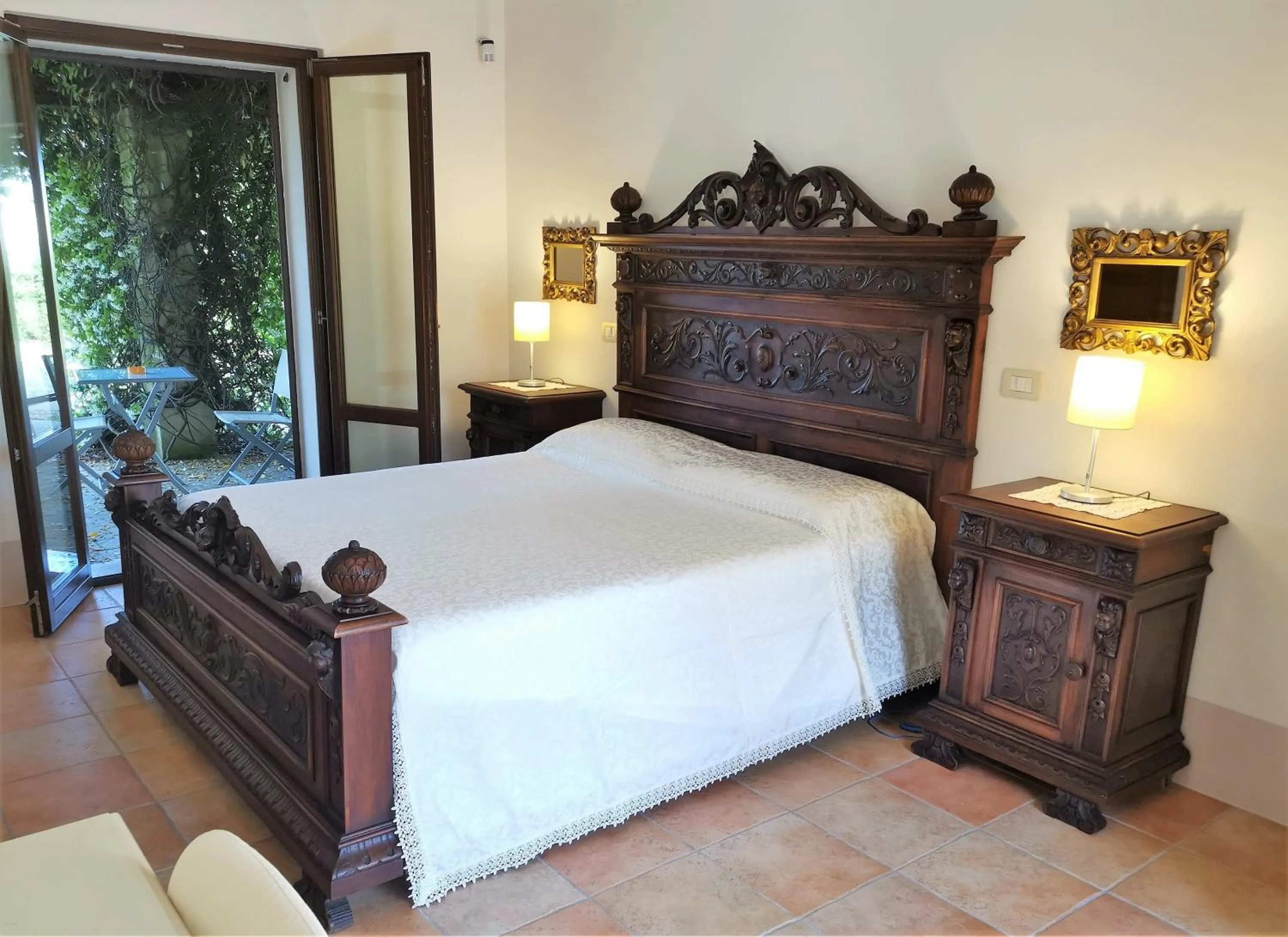 Bed in Masseria Li Campi