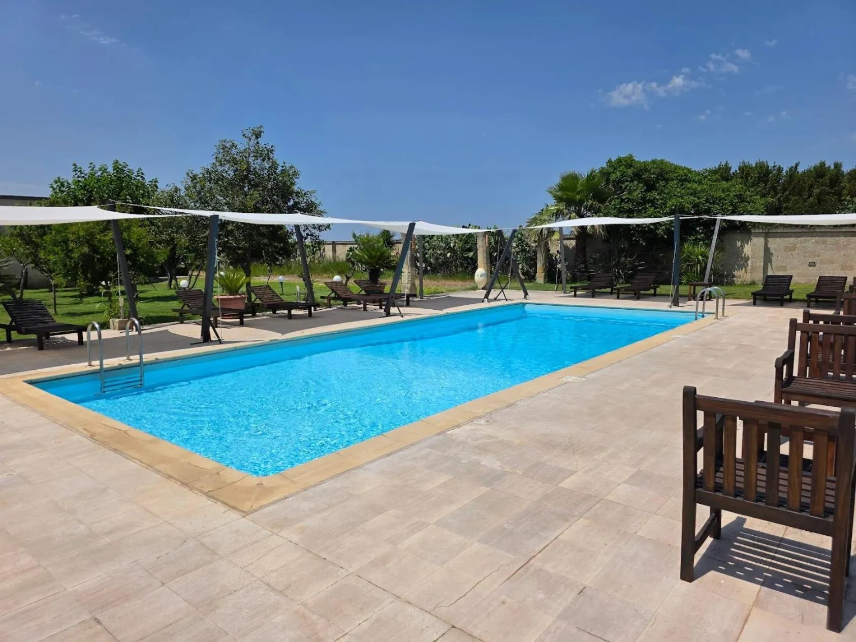 Swimming pool in Masseria Li Campi