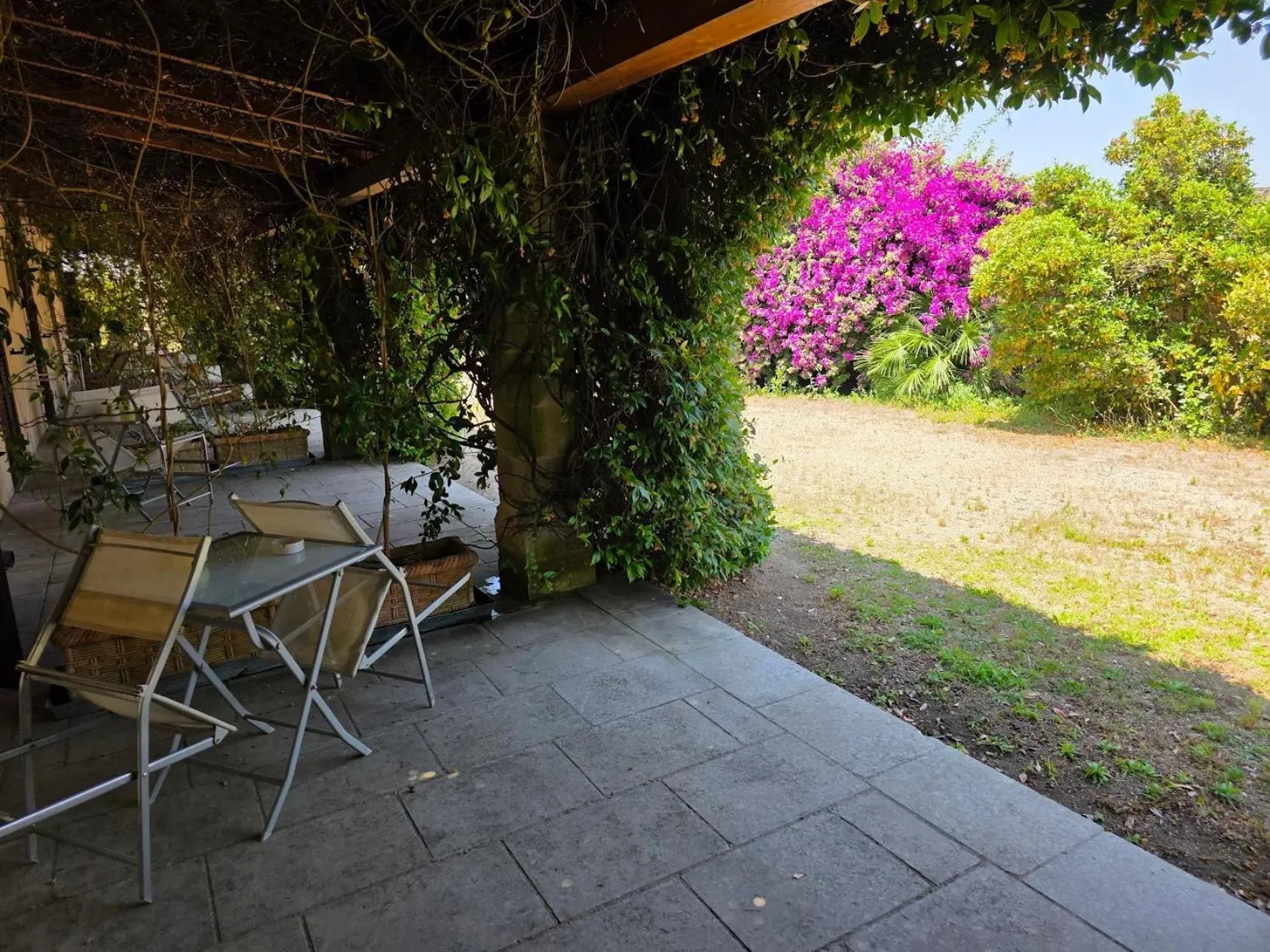 Patio in Masseria Li Campi