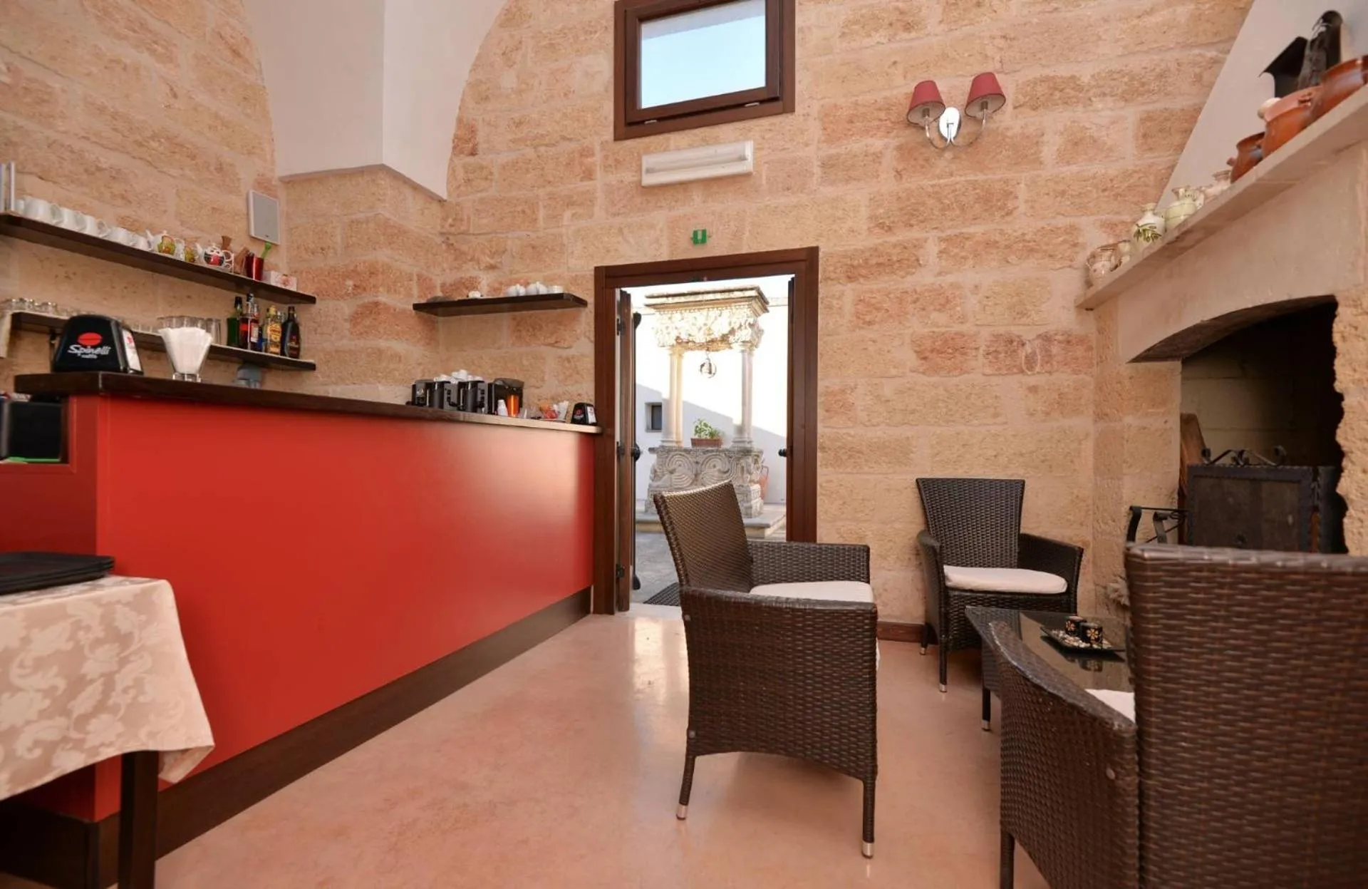 Lounge or bar in Masseria Li Campi