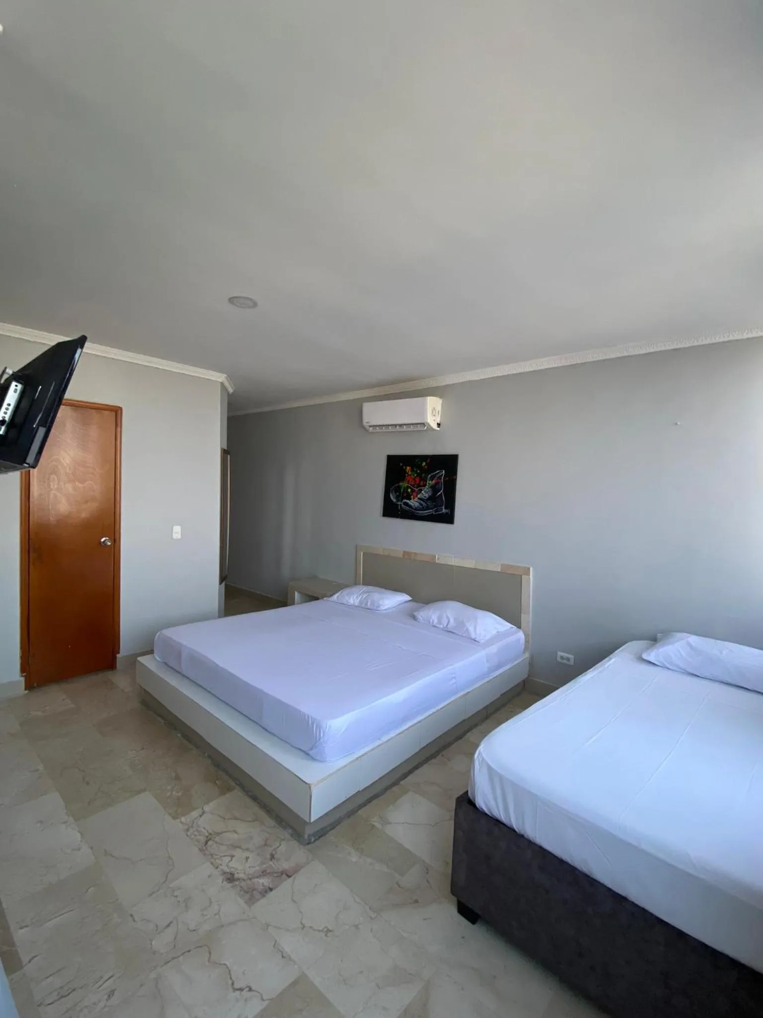 Bed in Hotel Cartagena Premium