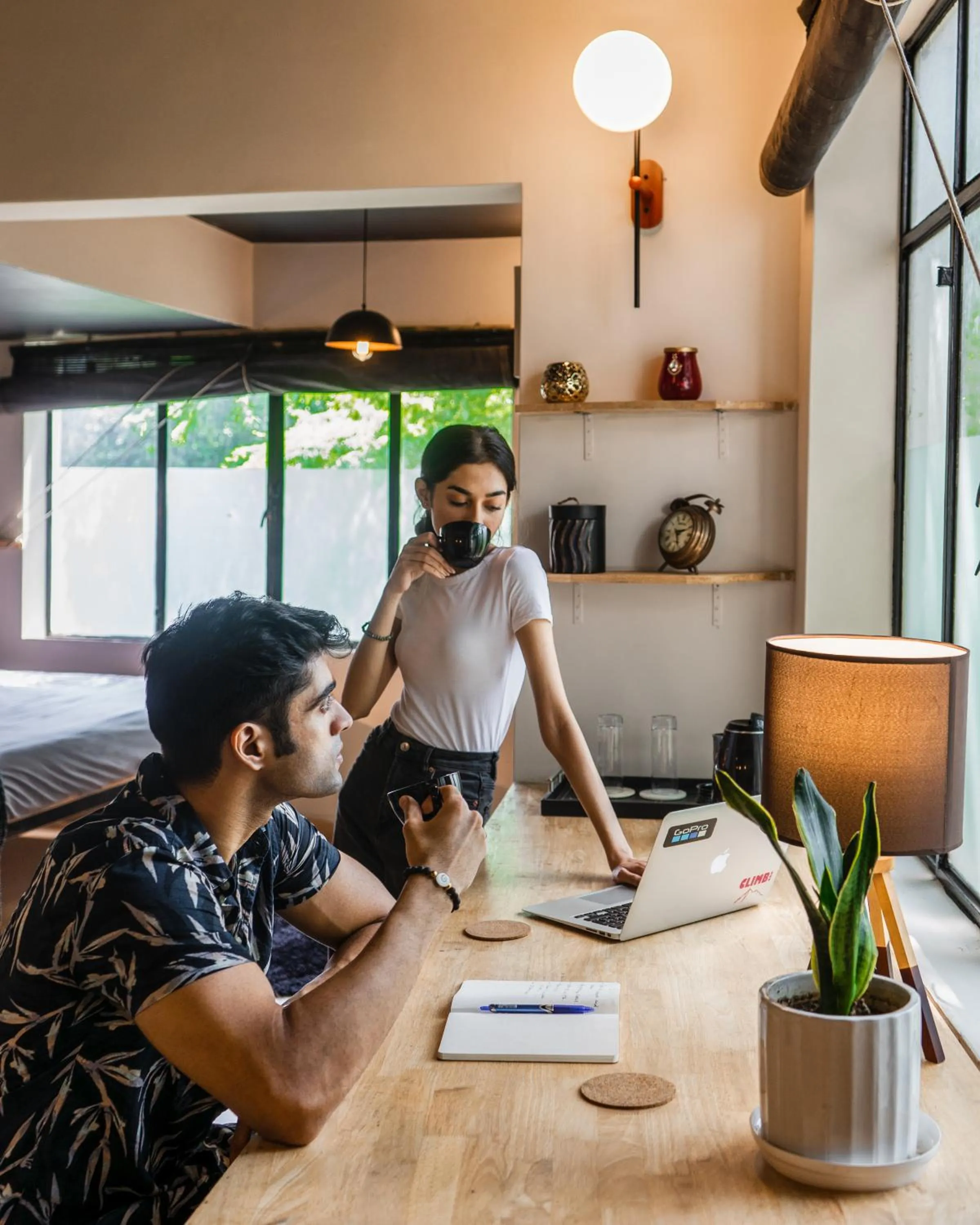 group of guests in Minimalist One Hauz Khas Village