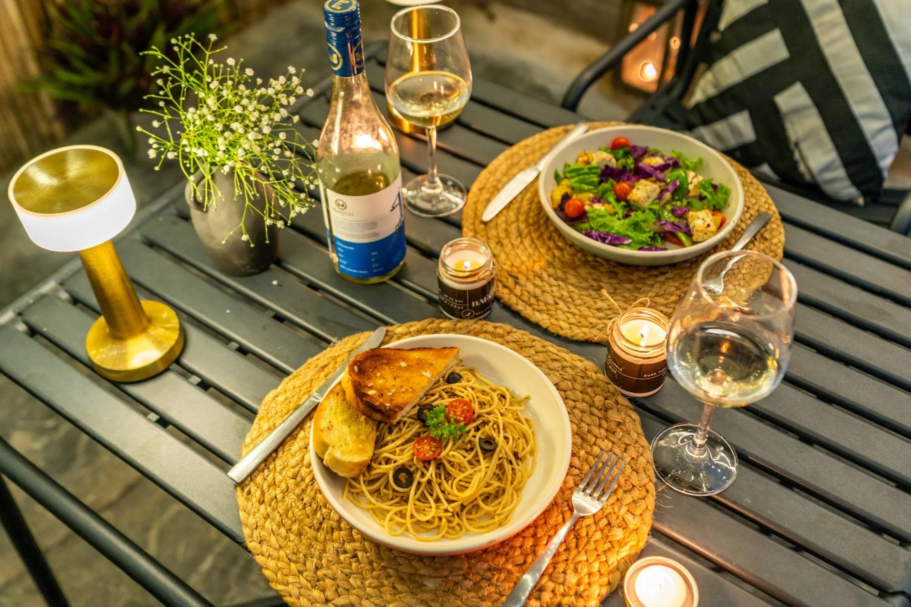 Food in Minimalist One Hauz Khas Village